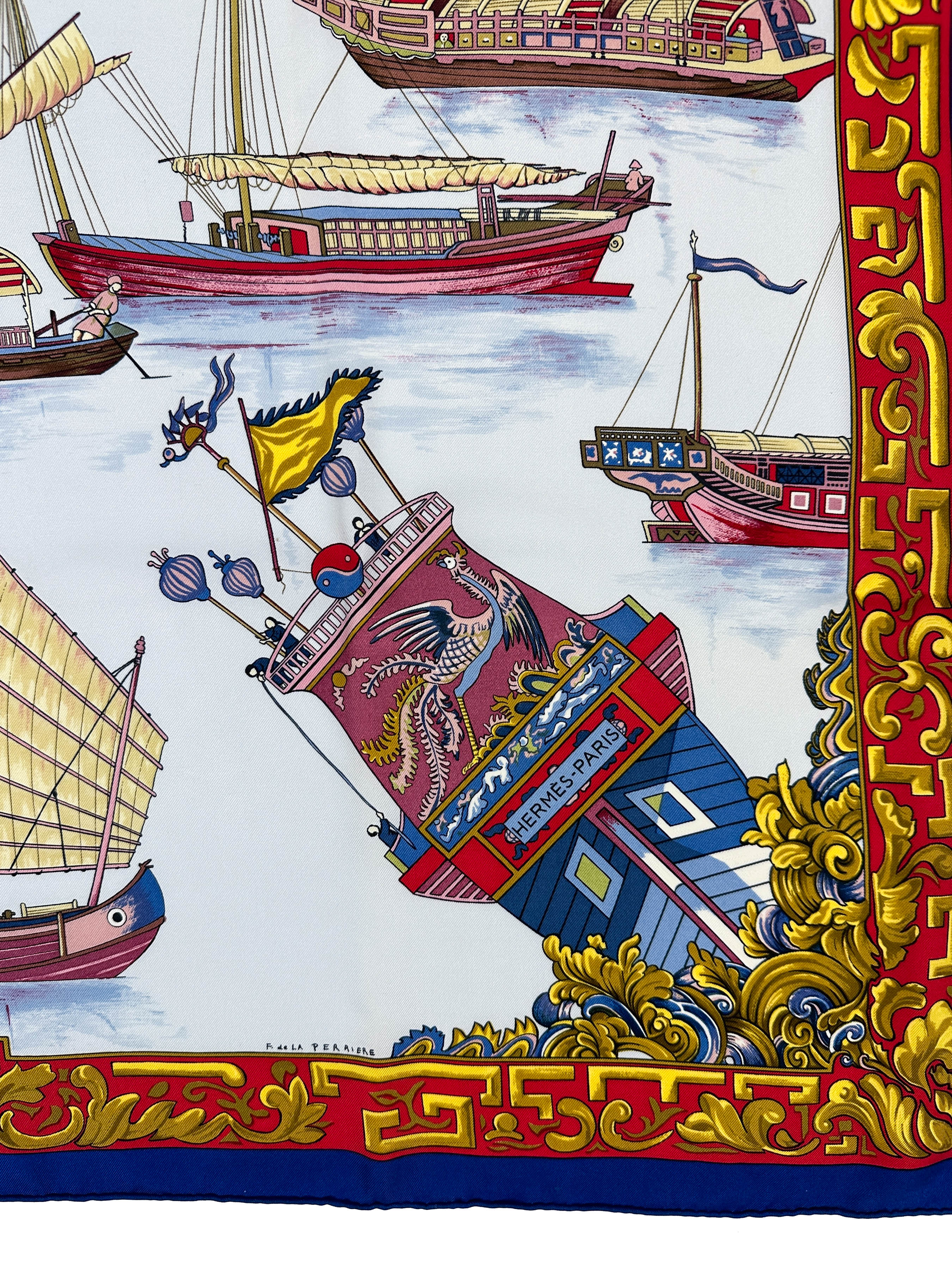 Hermès Jonques et Sampans 90