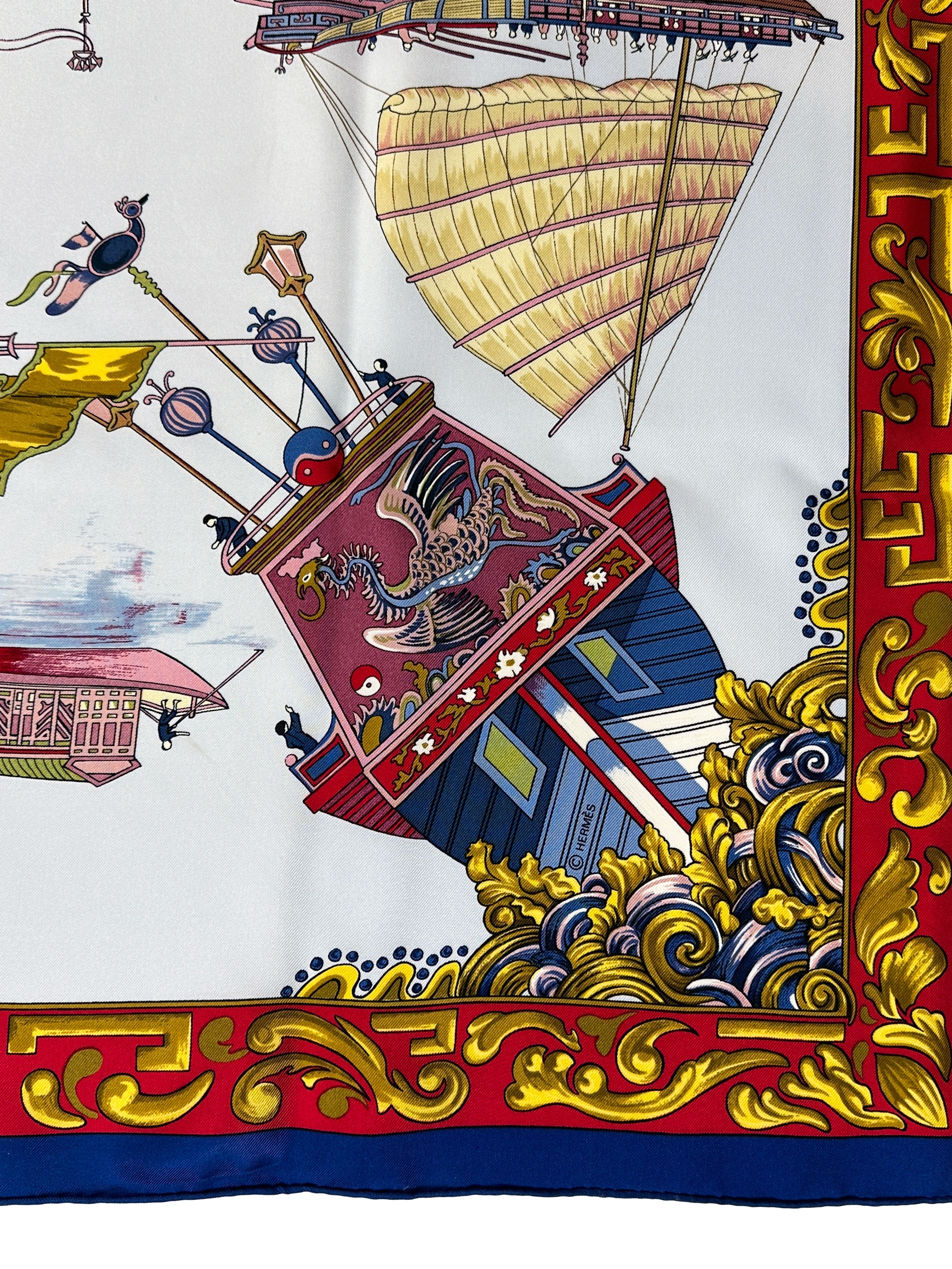 Hermès Jonques et Sampans 90