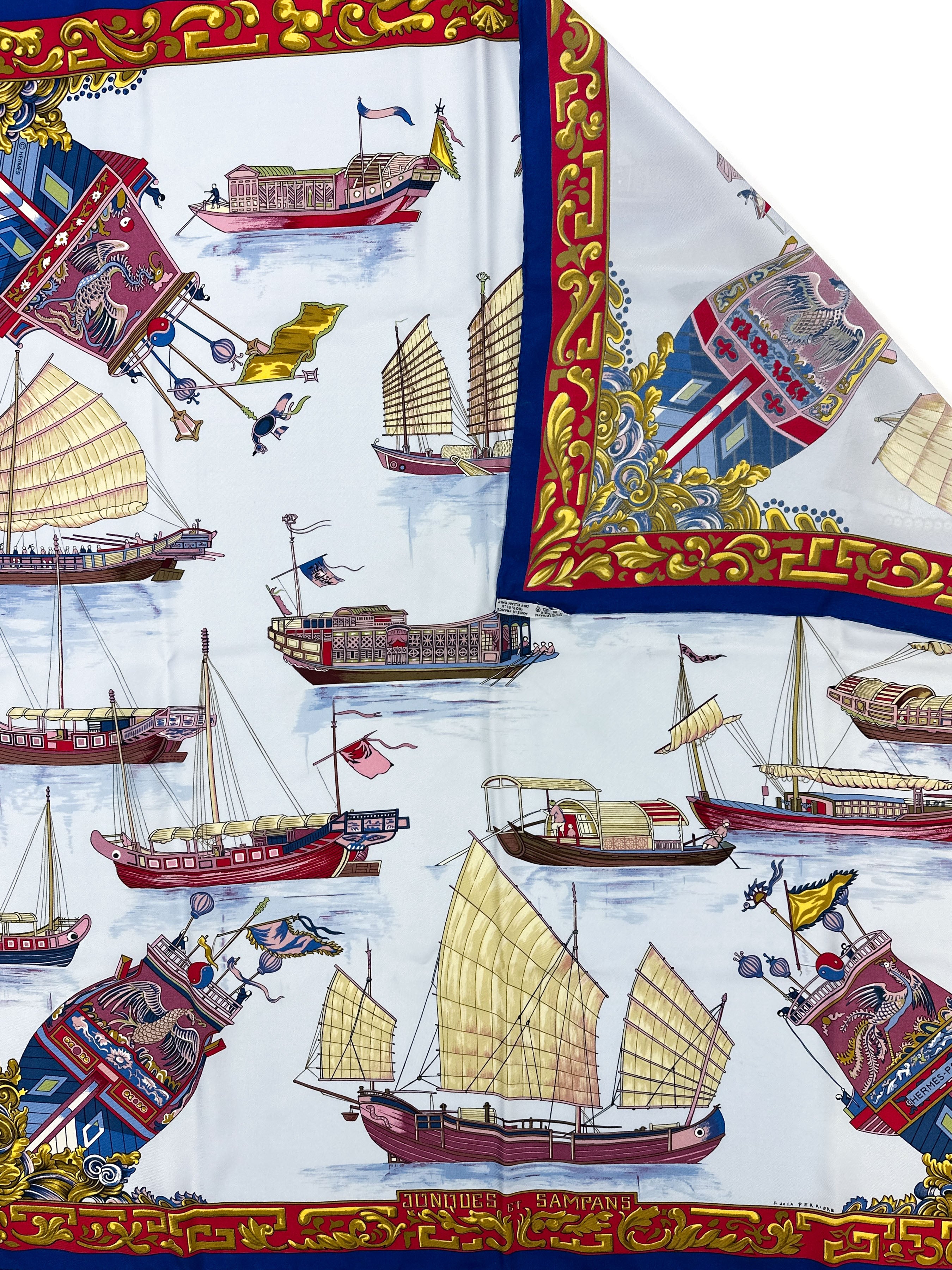 Hermès Jonques et Sampans 90