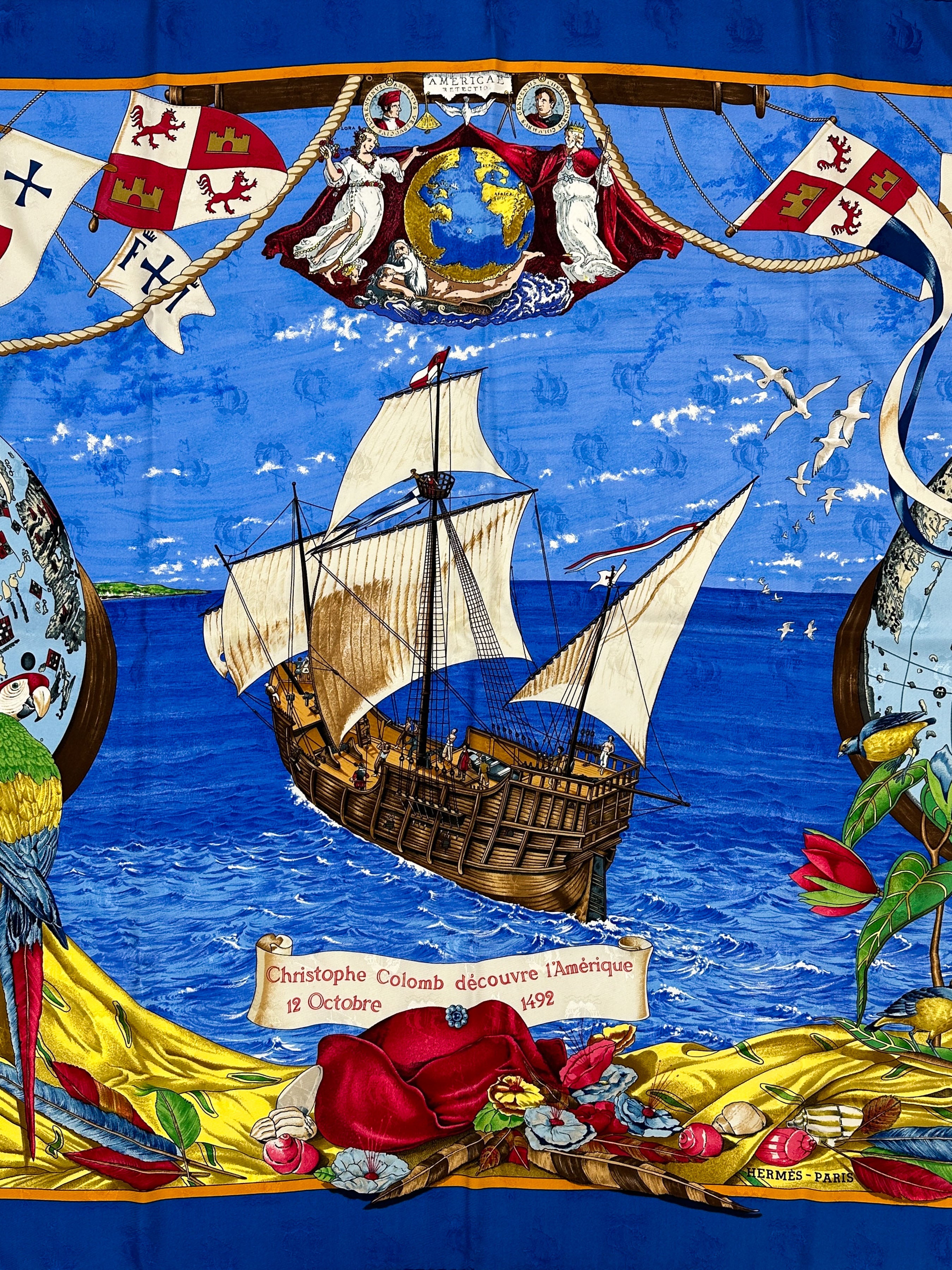 Hermès Christoph Colomb Jacquard 90
