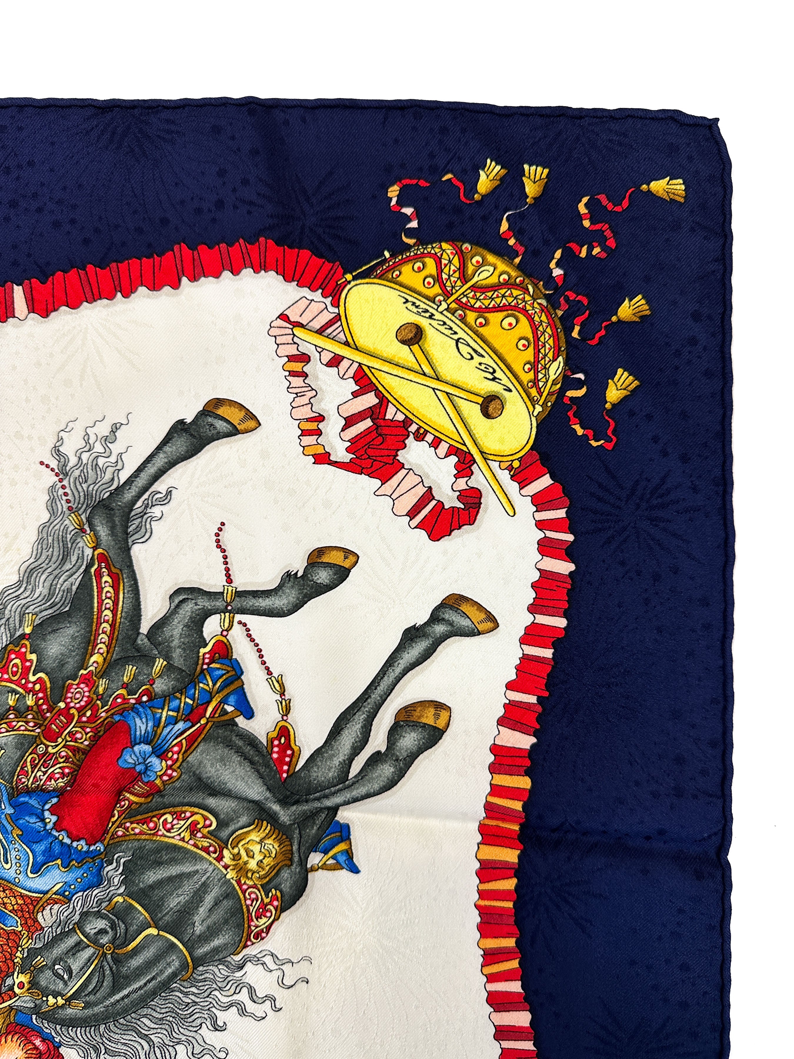 Hermès Les Fêtes du Roi Soleil Jacquard 90