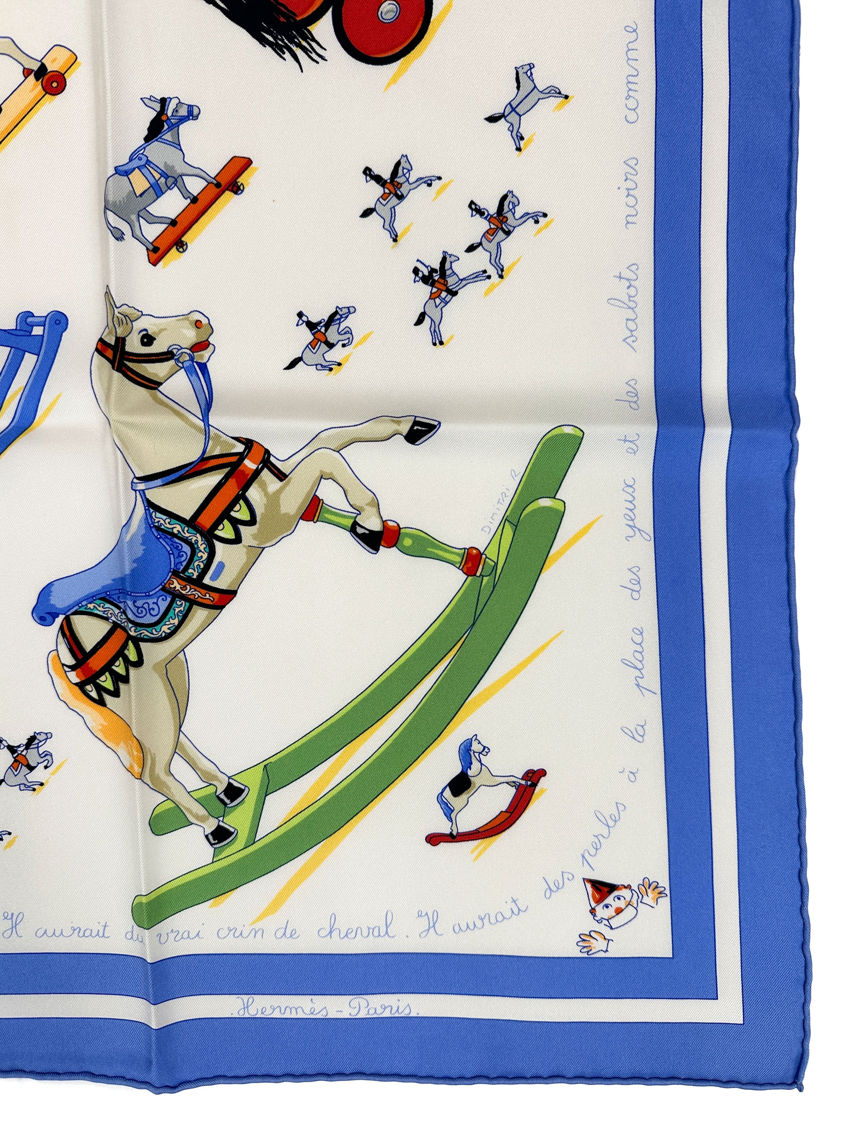 Hermès Special Edition 2002 Association Theodora Raconte-Moi le Cheval 90