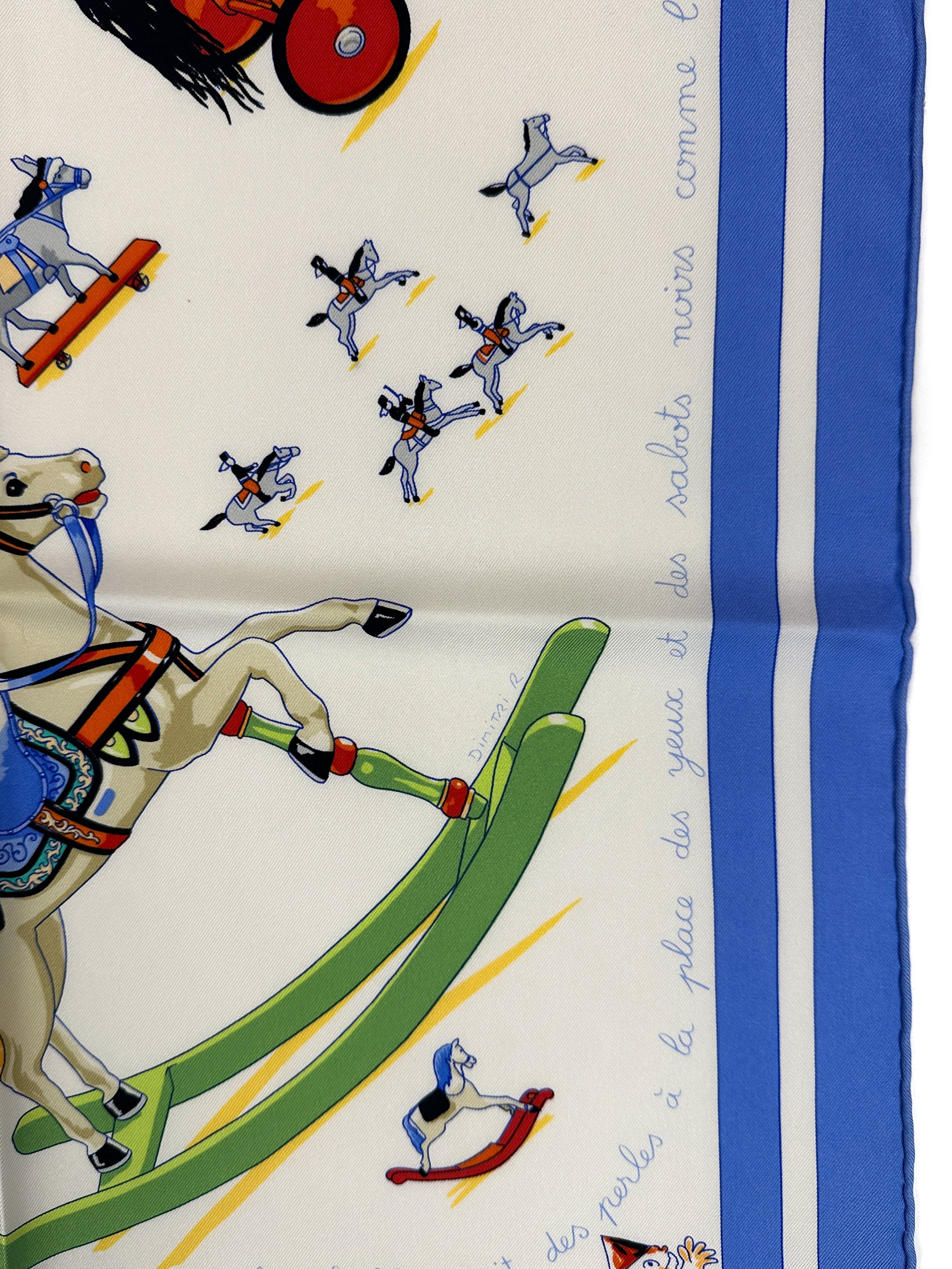 Hermès Special Edition 2002 Association Theodora Raconte-Moi le Cheval 90