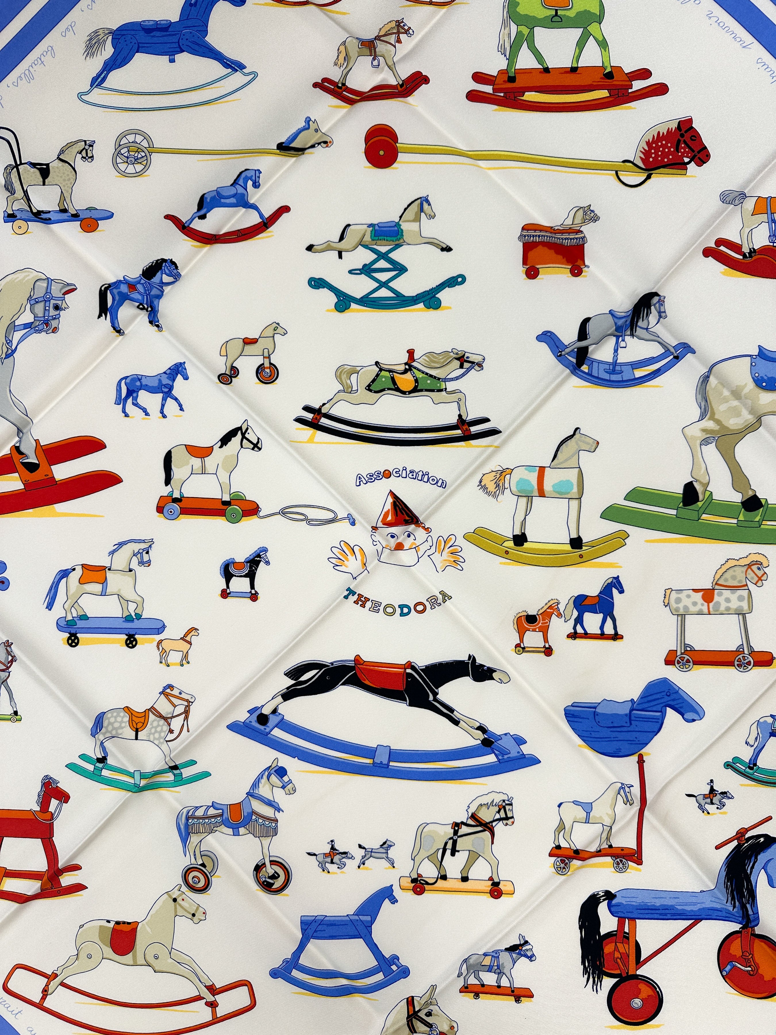 Hermès Special Edition 2002 Association Theodora Raconte-Moi le Cheval 90