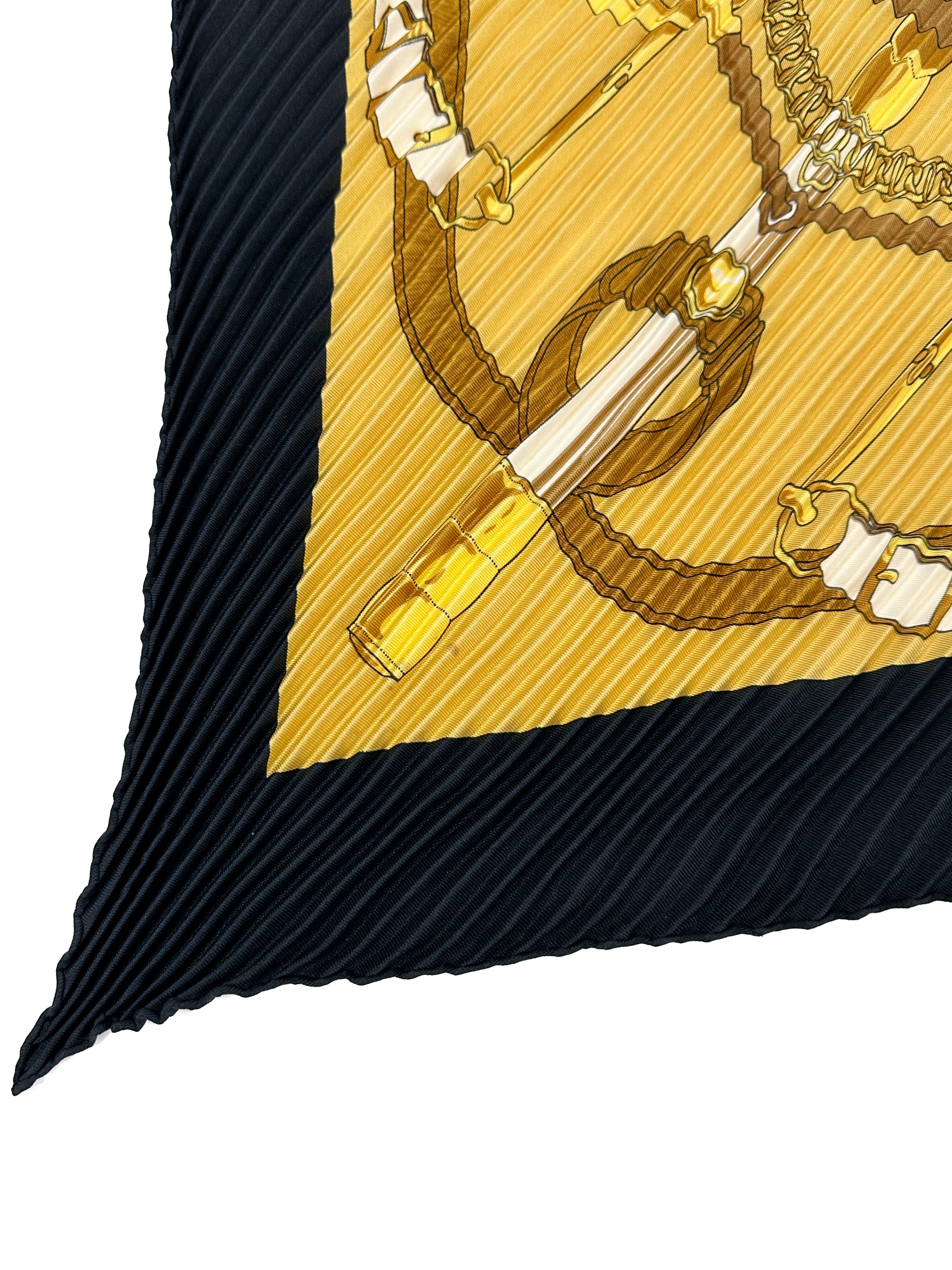 Hermès Eperon d'Or Plissé 90