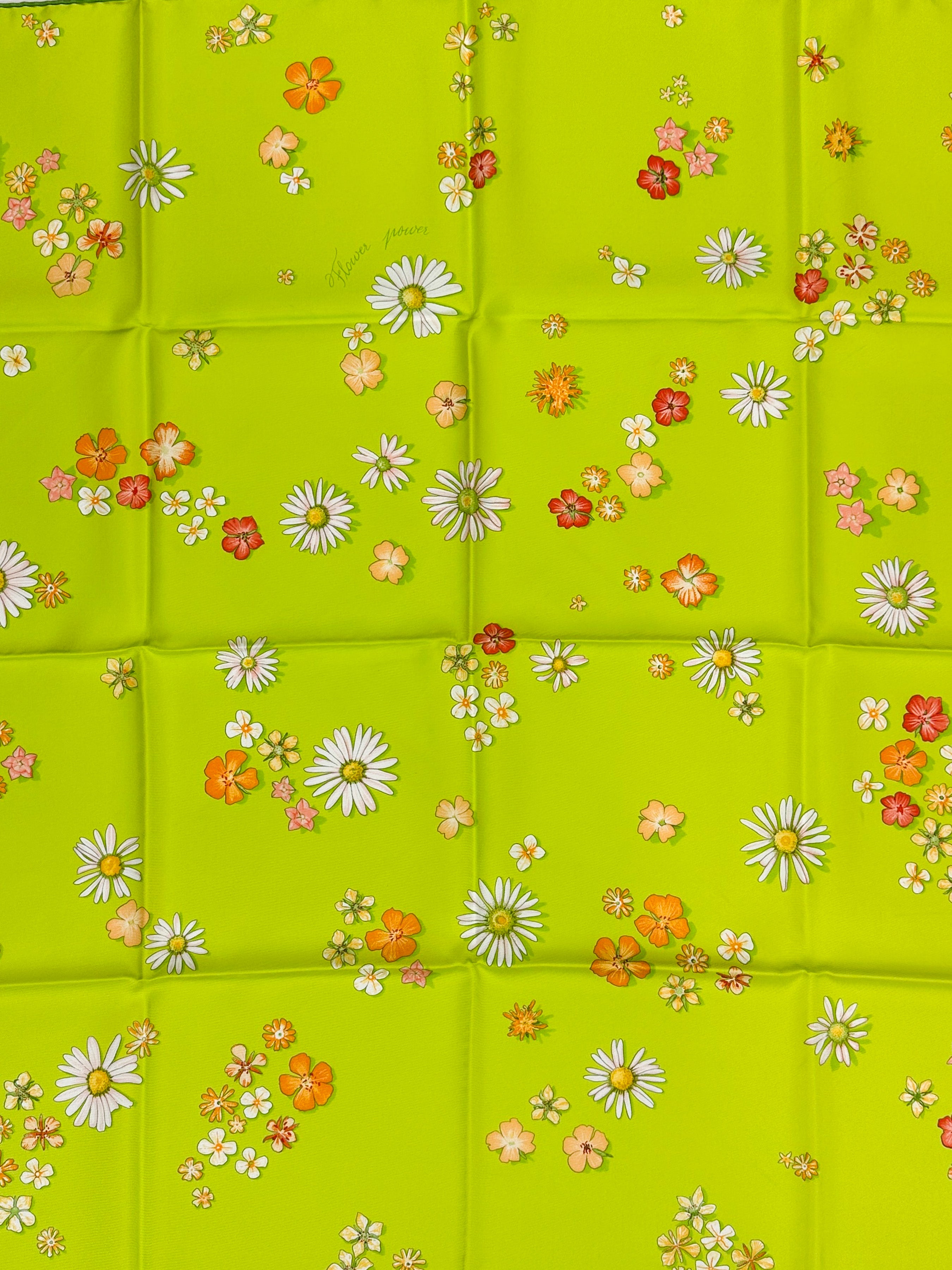 Hermès Flower Power 90