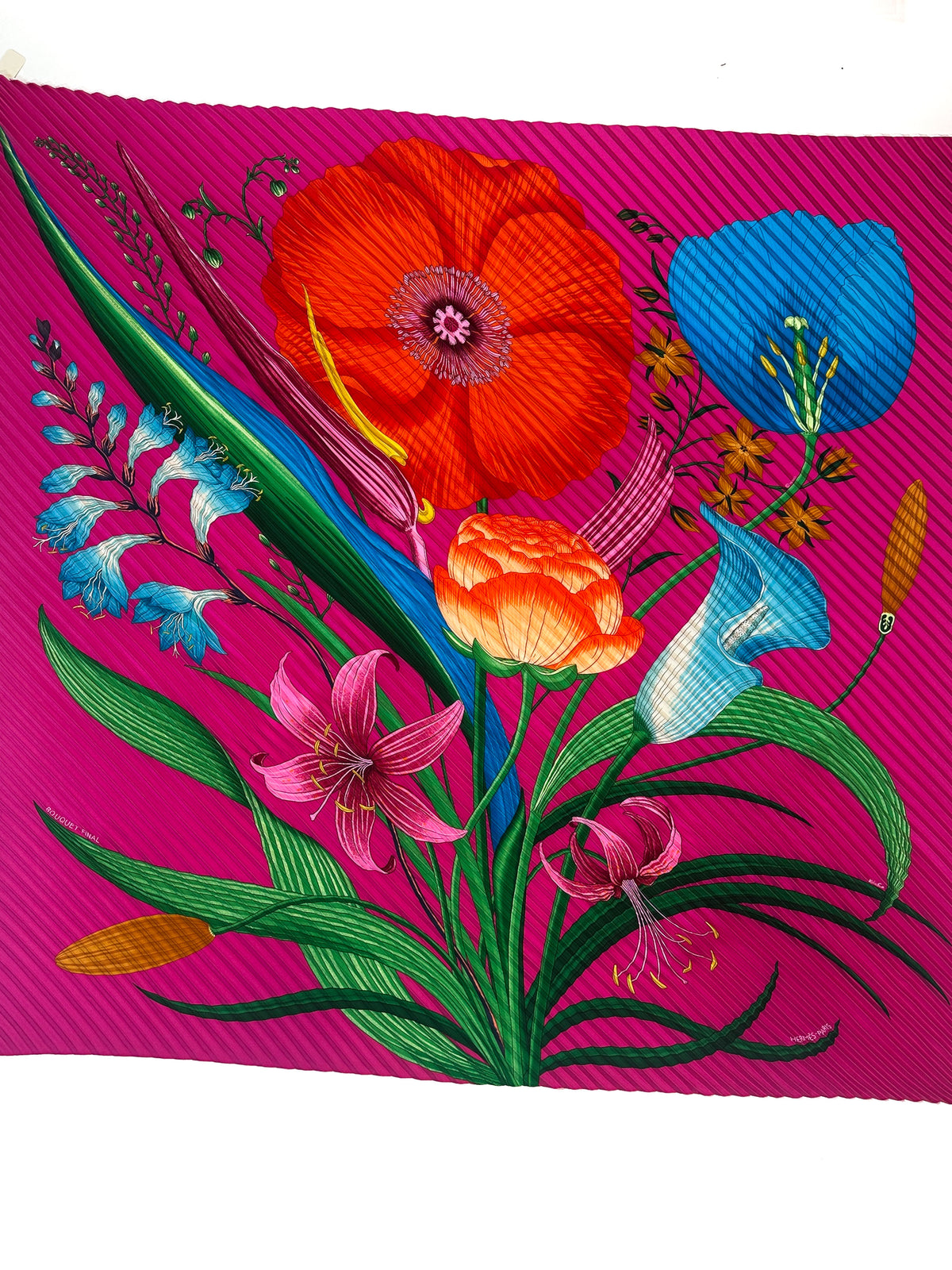 Hermès Bouquet Final Plissé 140