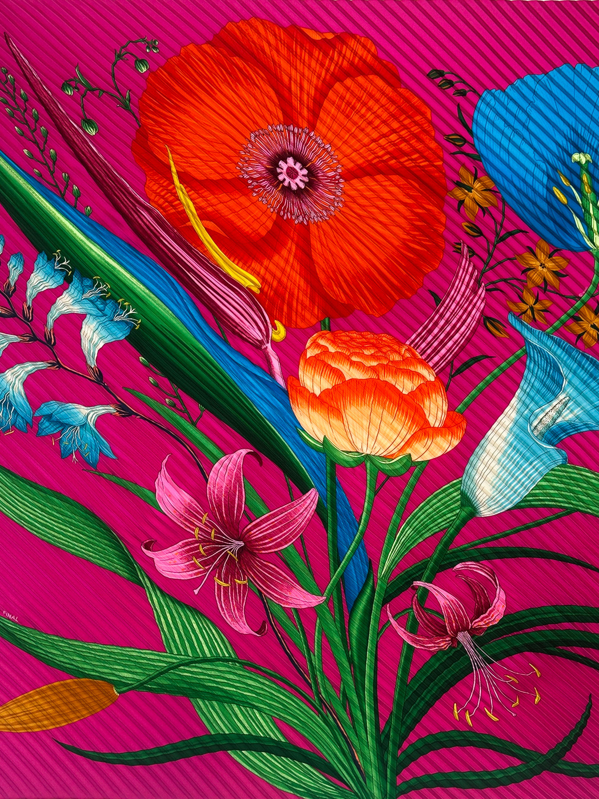 Hermès Bouquet Final Plissé 140