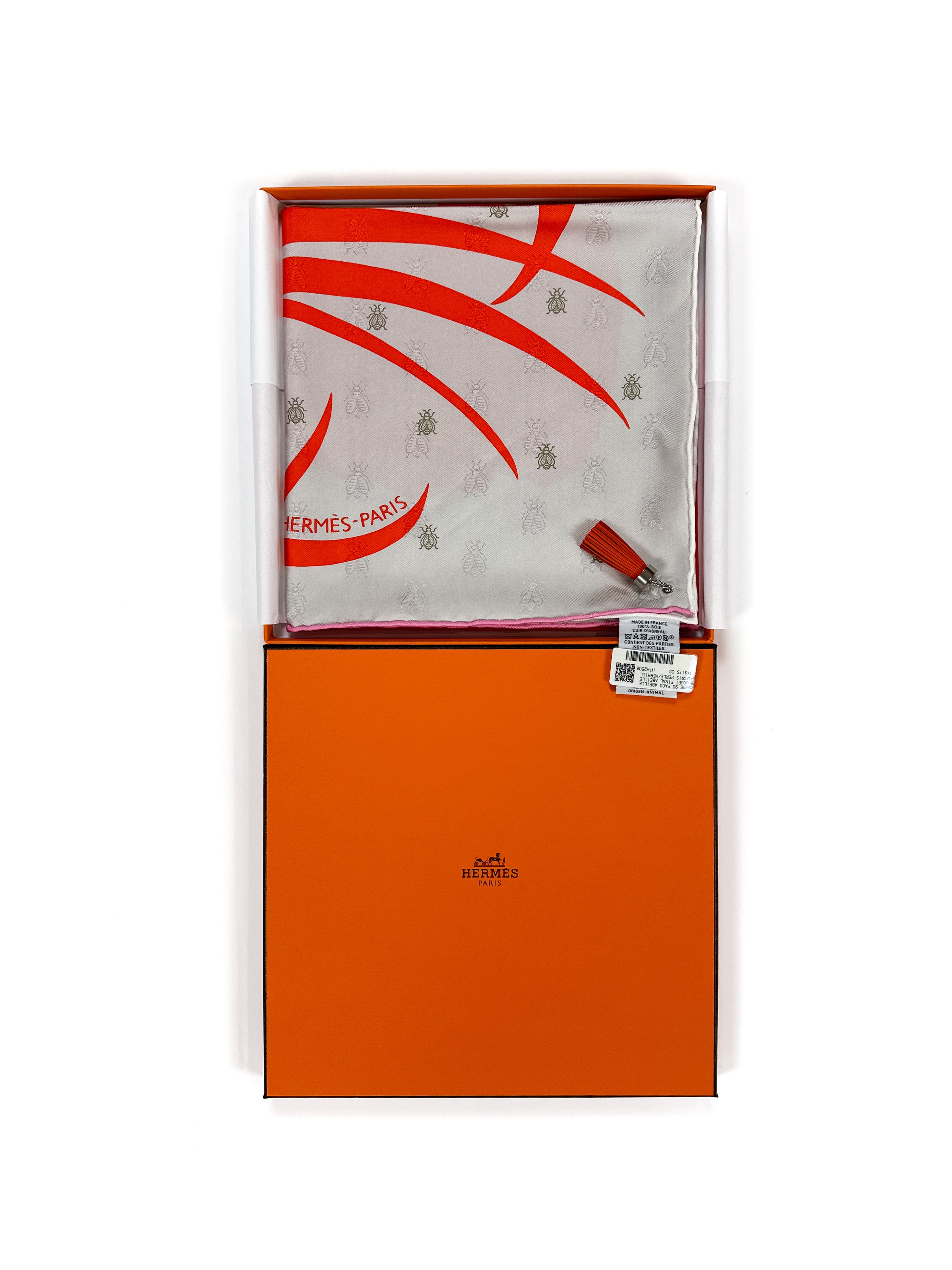 Hermès Bouquet Final With Leather Tassel 90