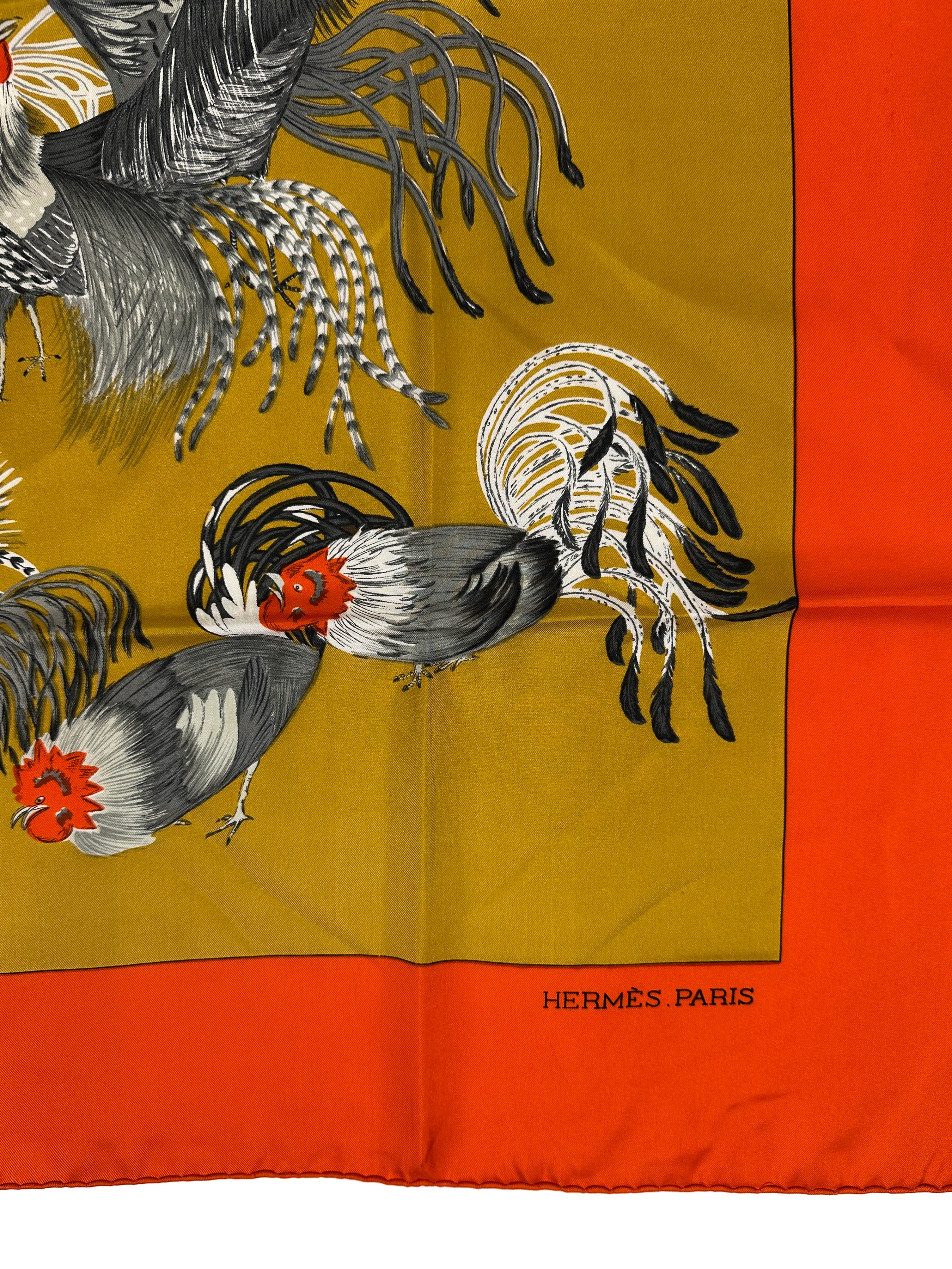 Hermès Les Coqs 90