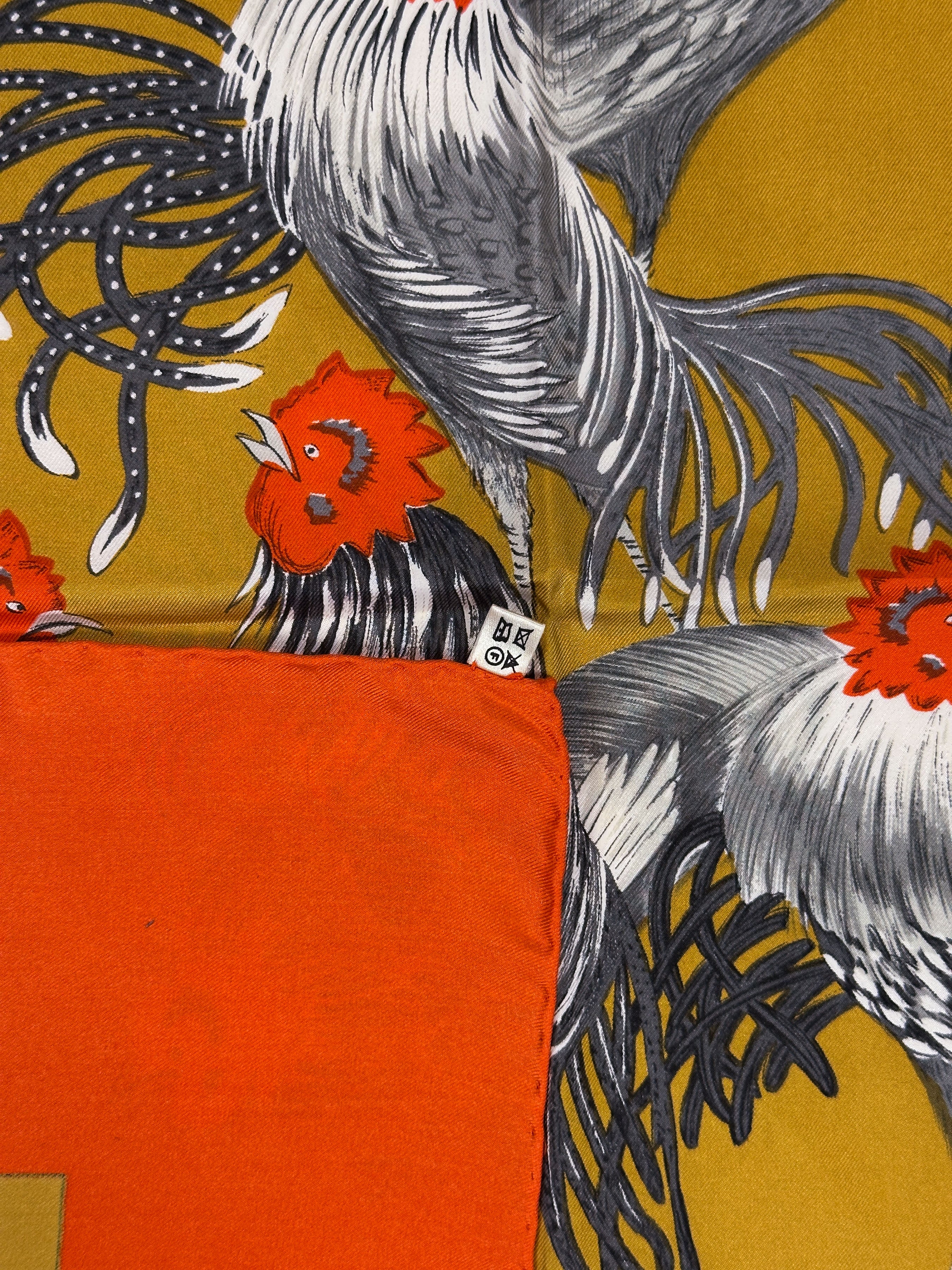 Hermès Les Coqs 90