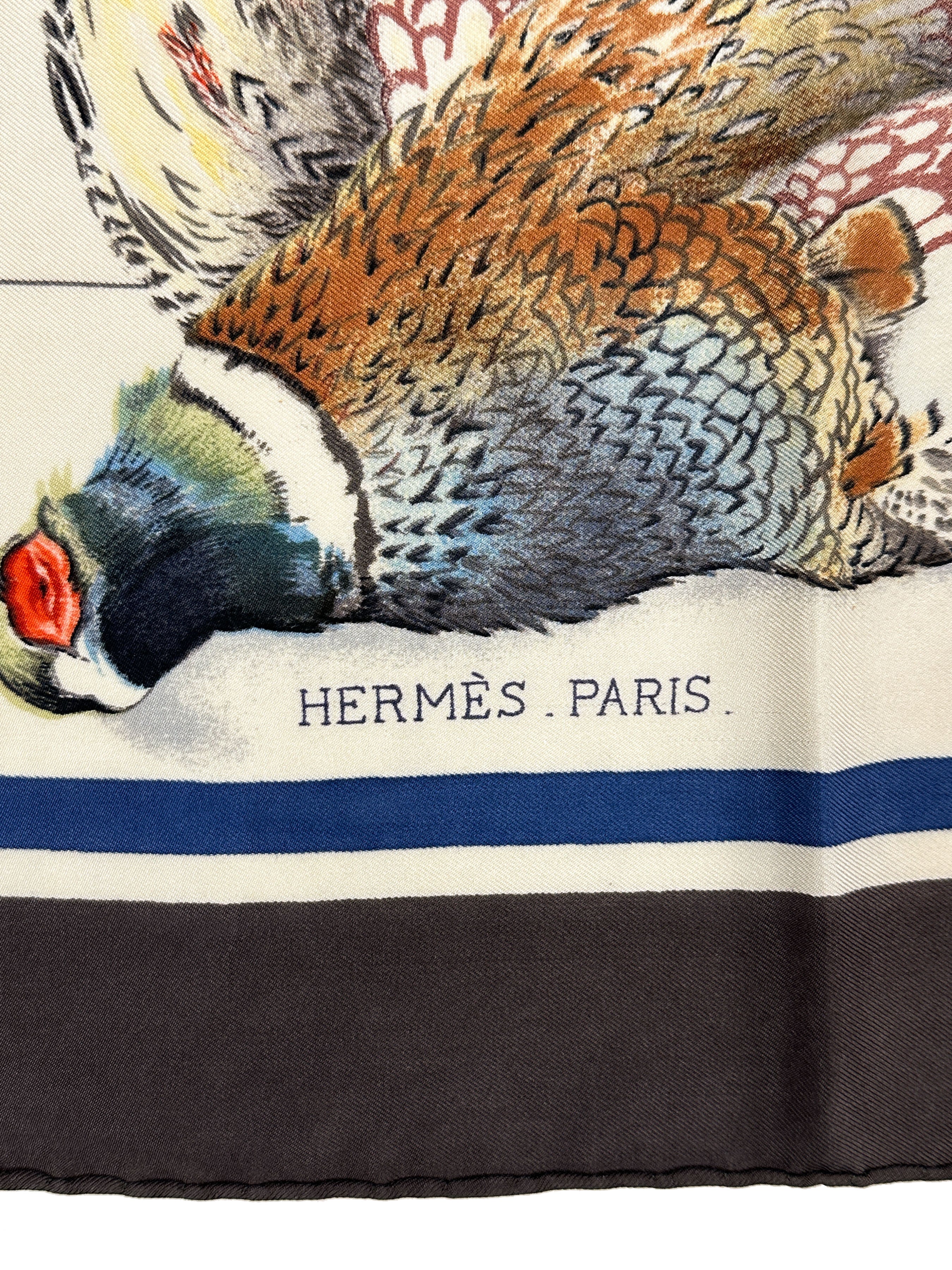 Hermès Fleurs et Gibiers 90