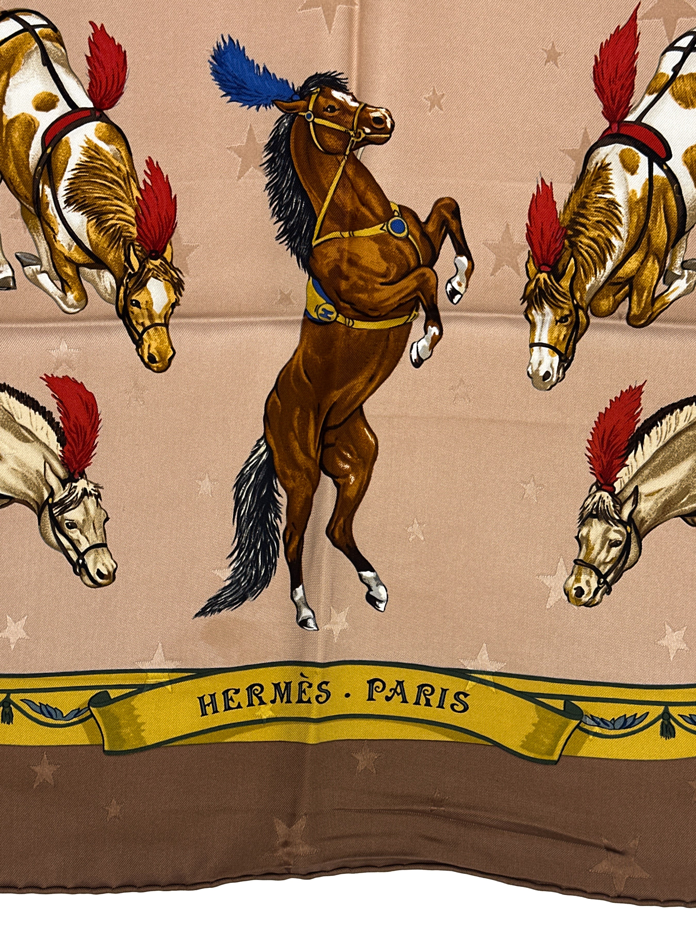 Hermès En Piste Jacquard 90