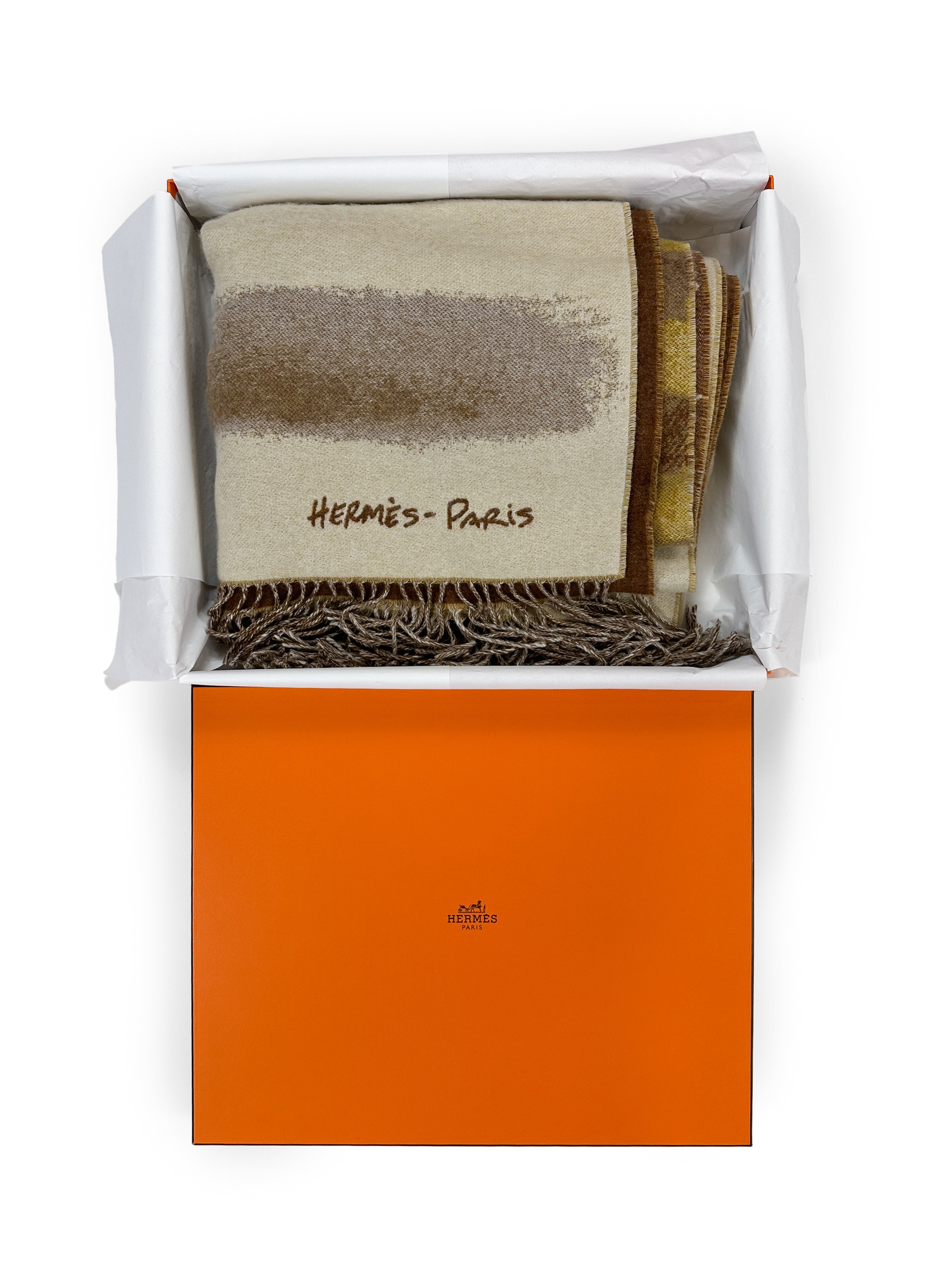 Hermès Cheval Talaria Cashmere Blanket