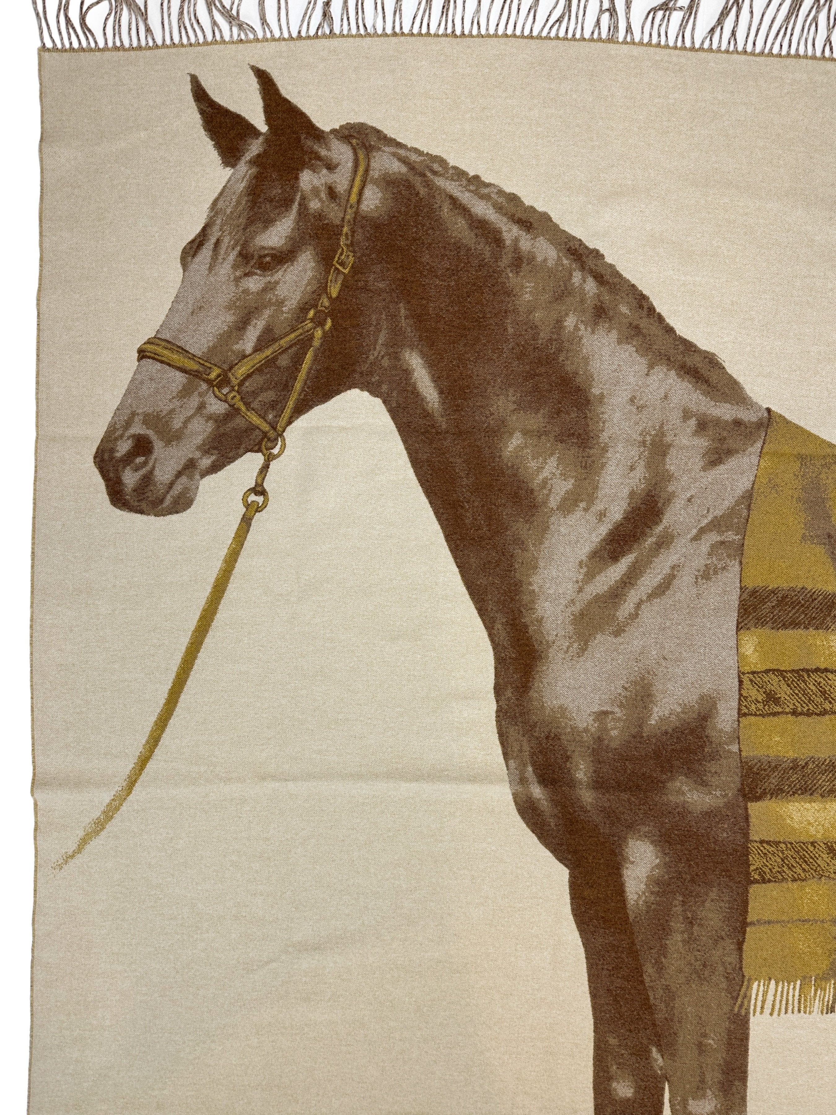 Hermès Cheval Talaria Cashmere Blanket