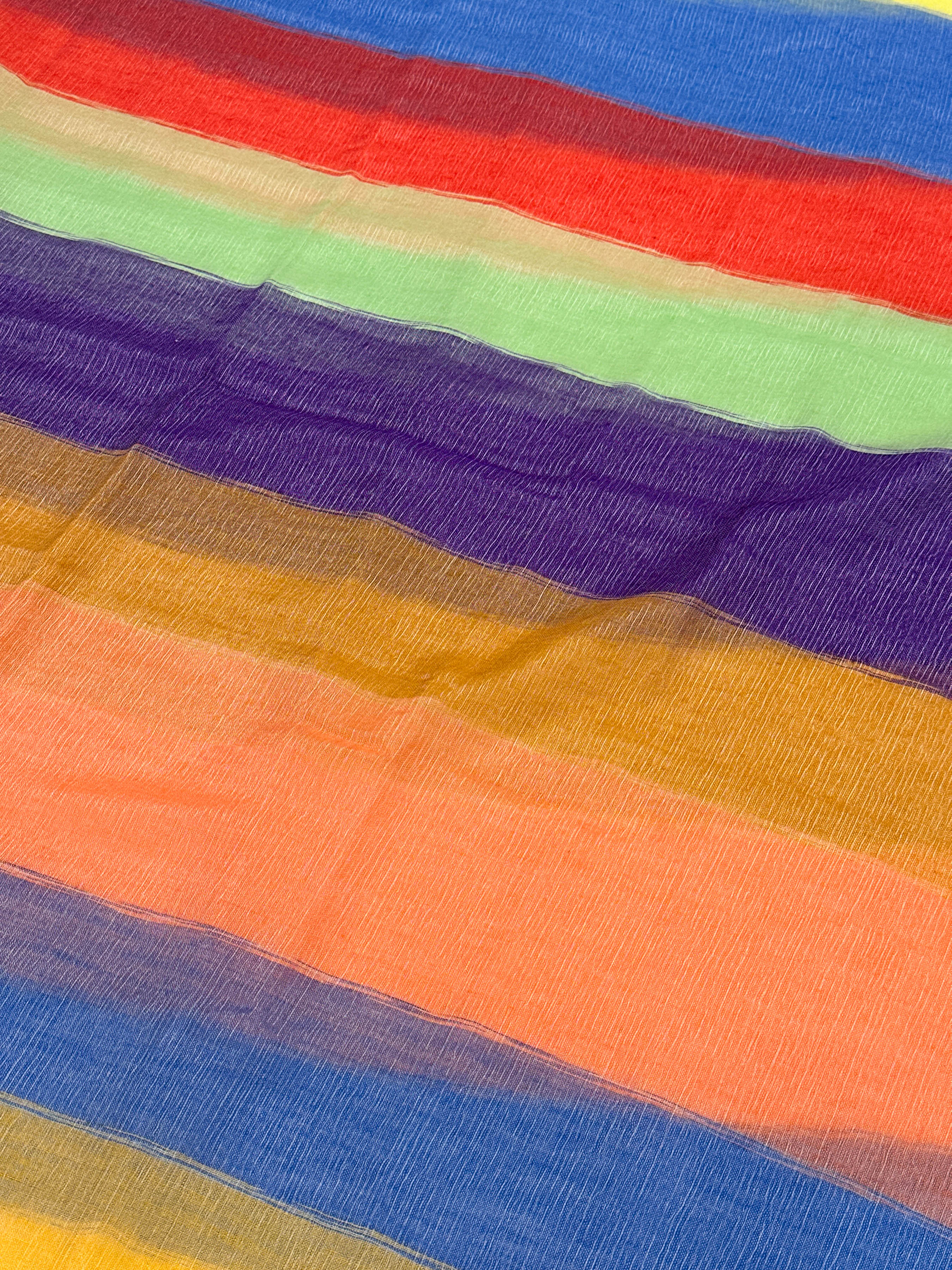 Hermès Etole Plume Bayadere Shawl