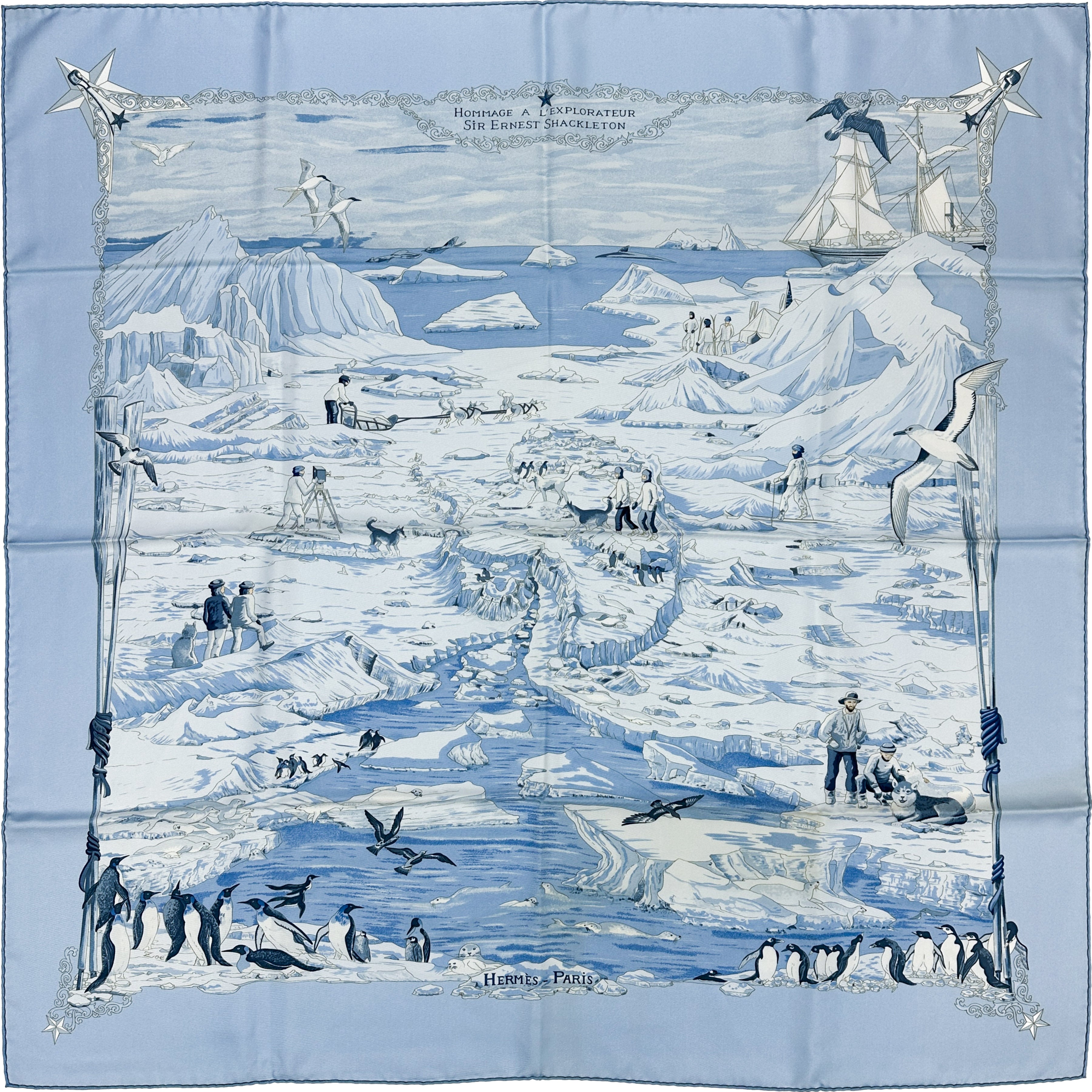 Hermès Hommage à l'Explorateur Sir Ernest Shackleton 90