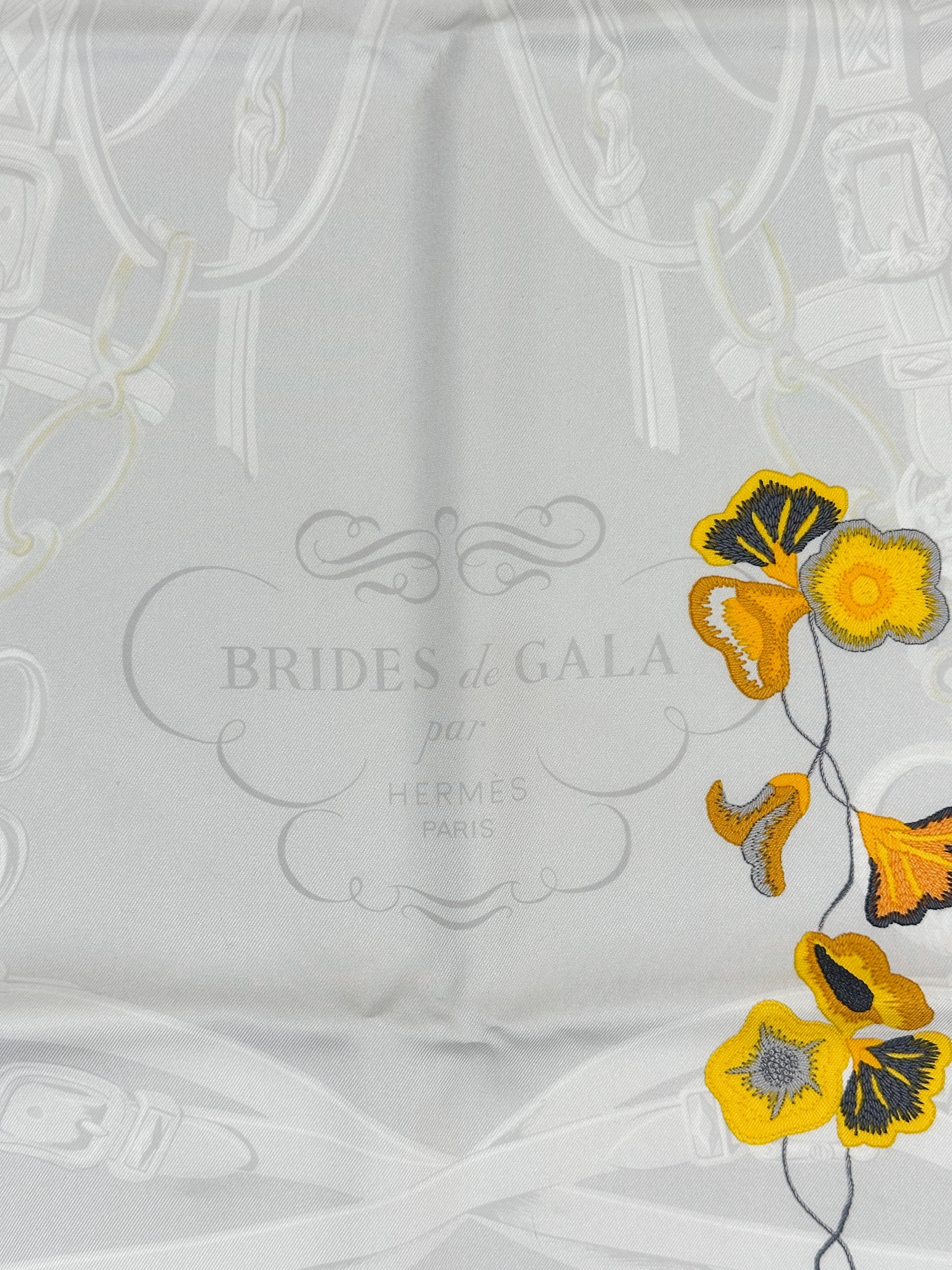 Hermès Brides Fleuries 90