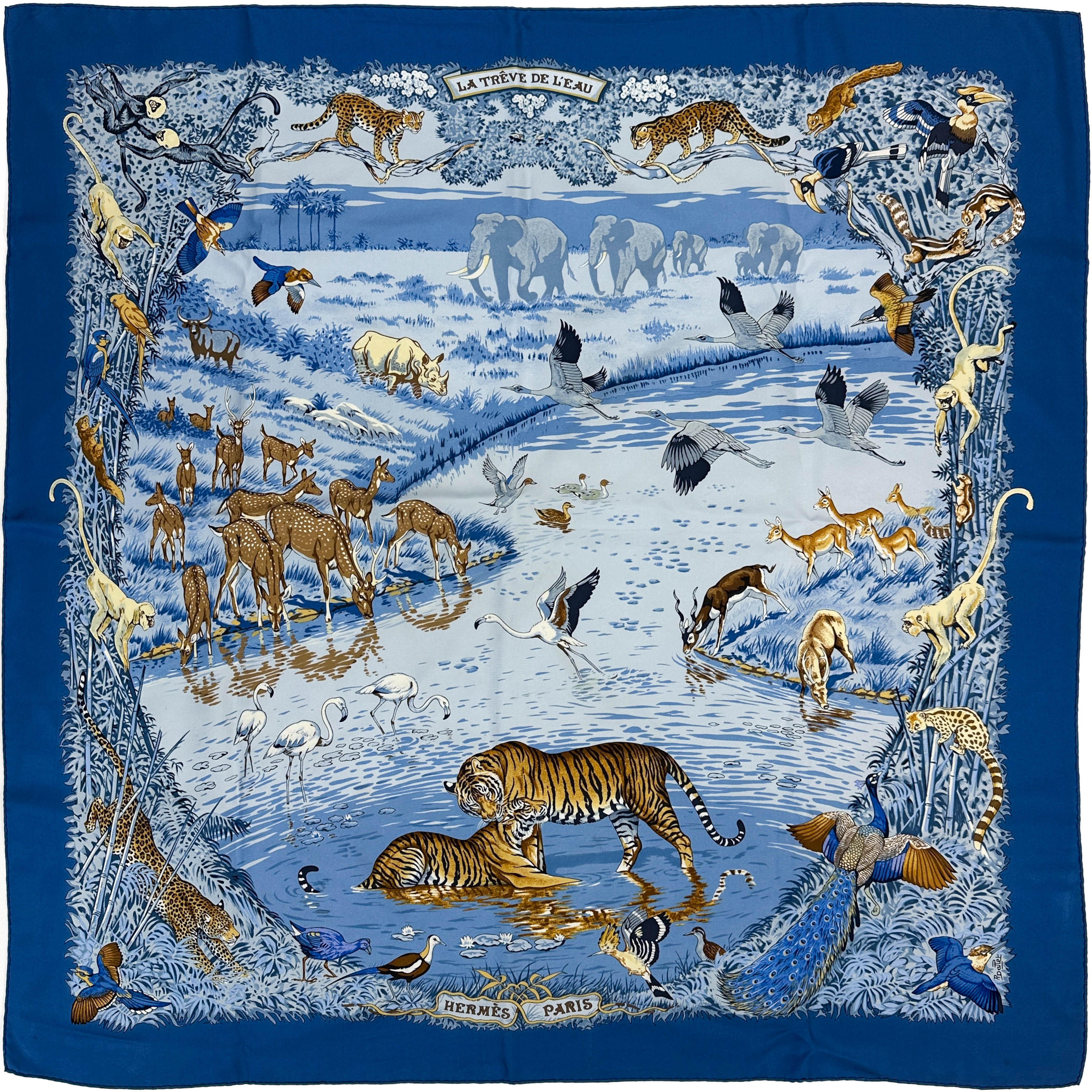 Hermès La Trêve de l'eau 90