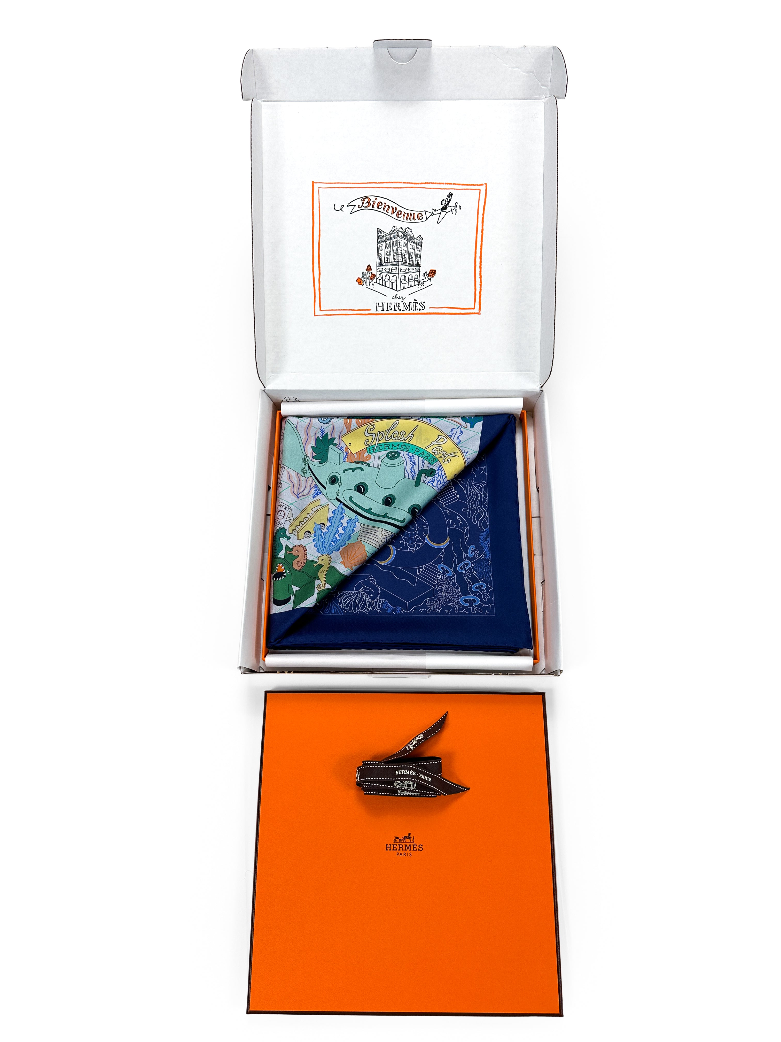 Hermès Splash Park Double Face 90