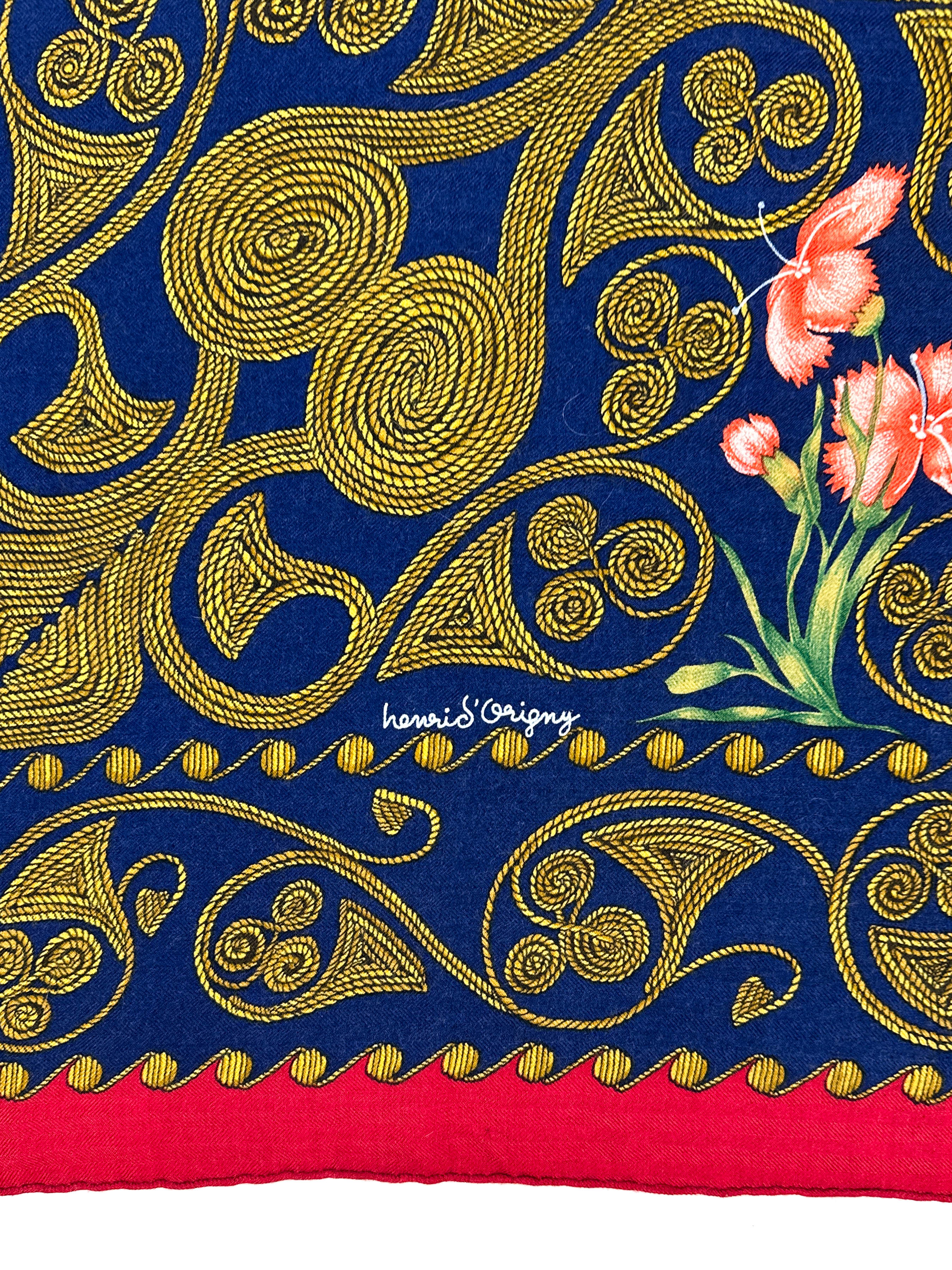 Hermès Arabesques Cashmere Silk 140