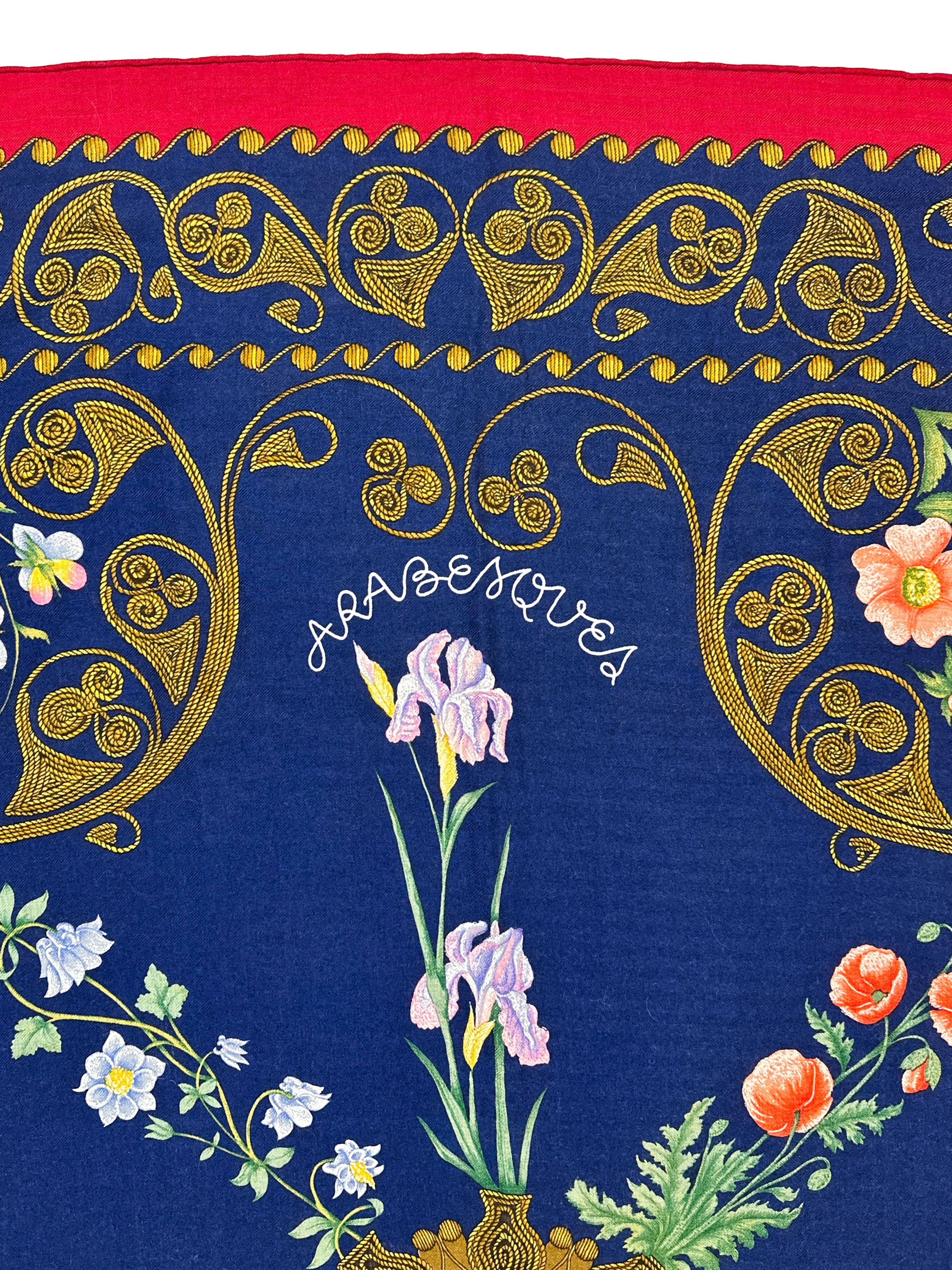 Hermès Arabesques Cashmere Silk 140