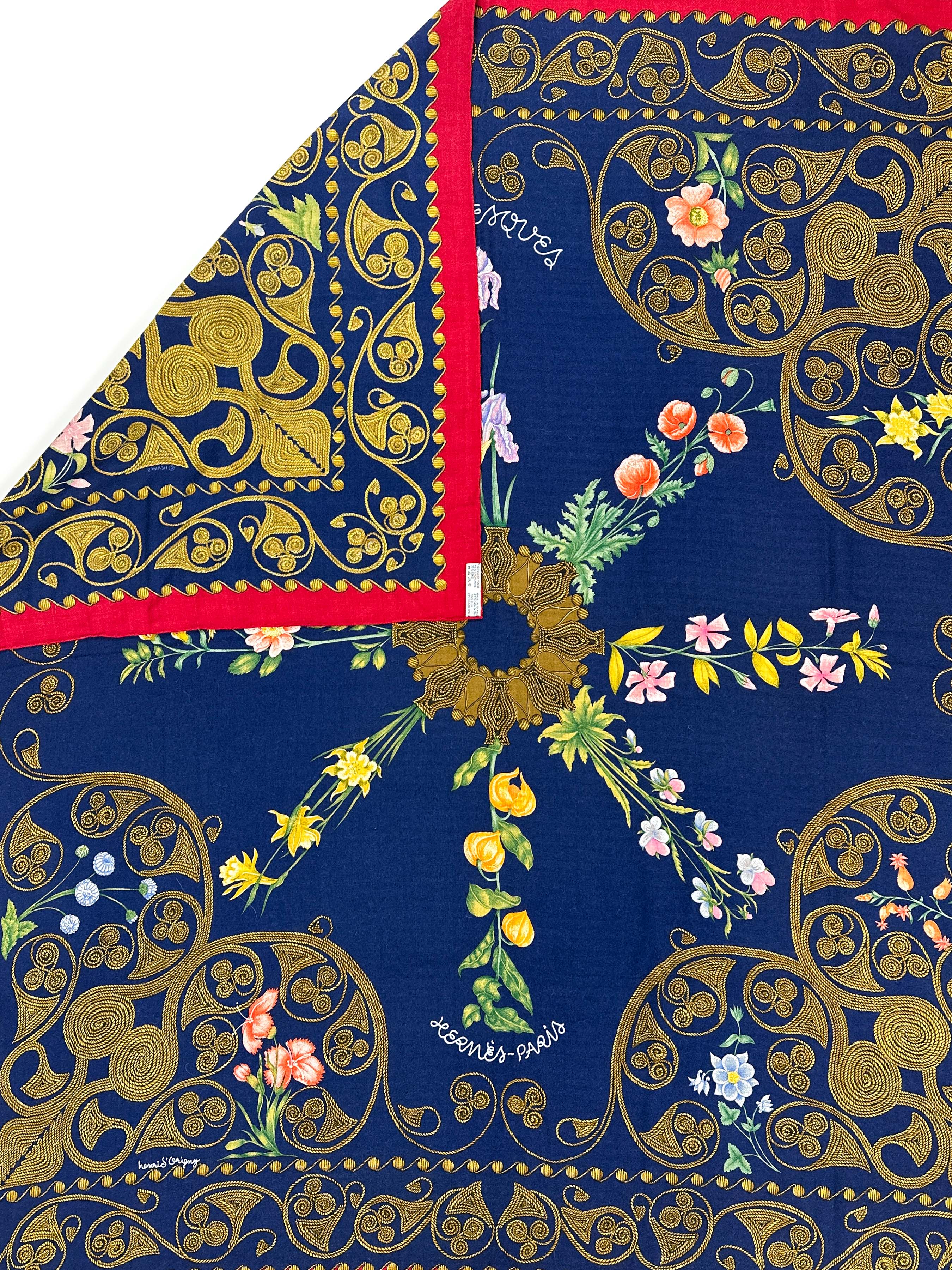 Hermès Arabesques Cashmere Silk 140