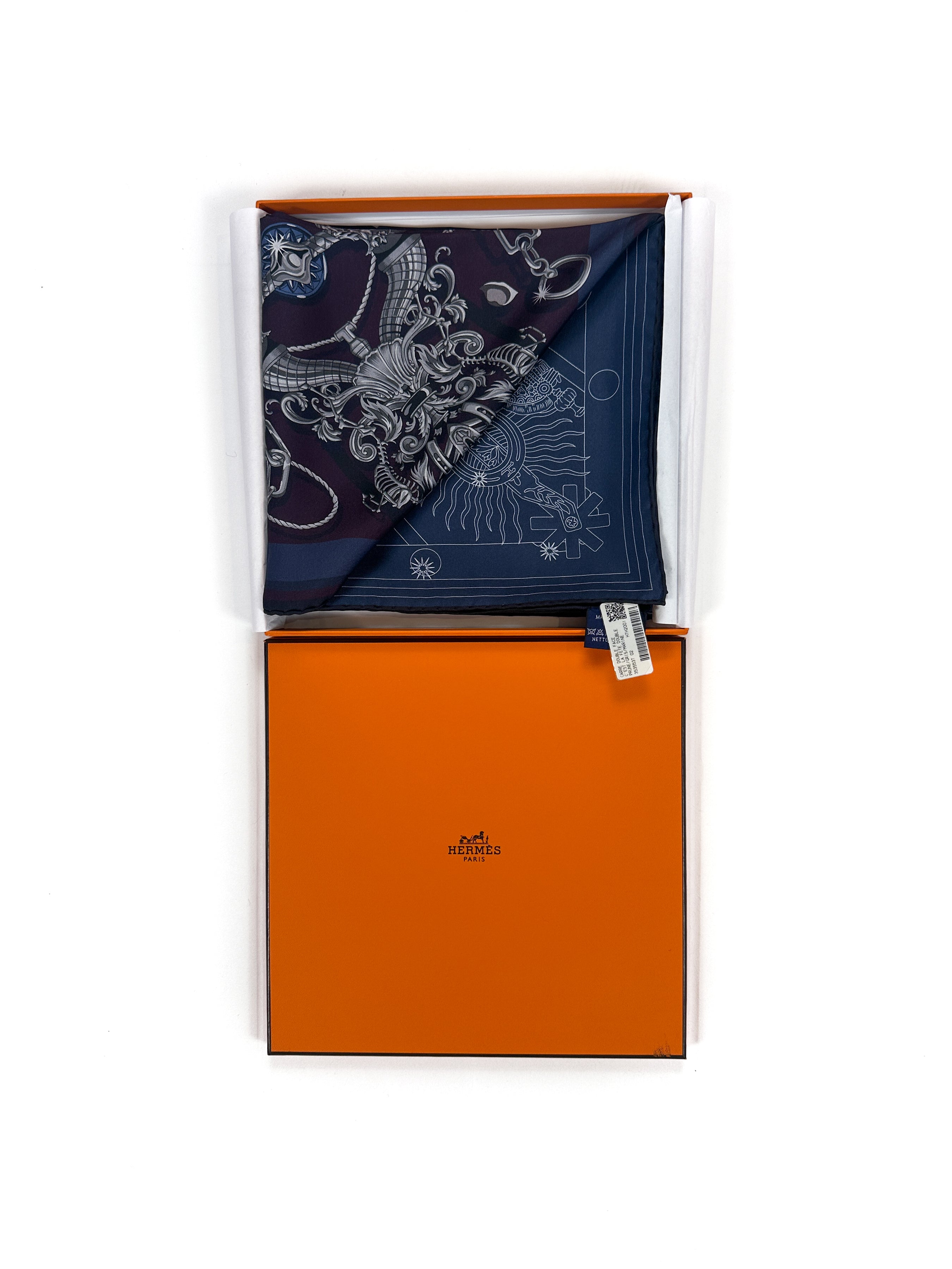Hermès C'est La Fête Double Face 90