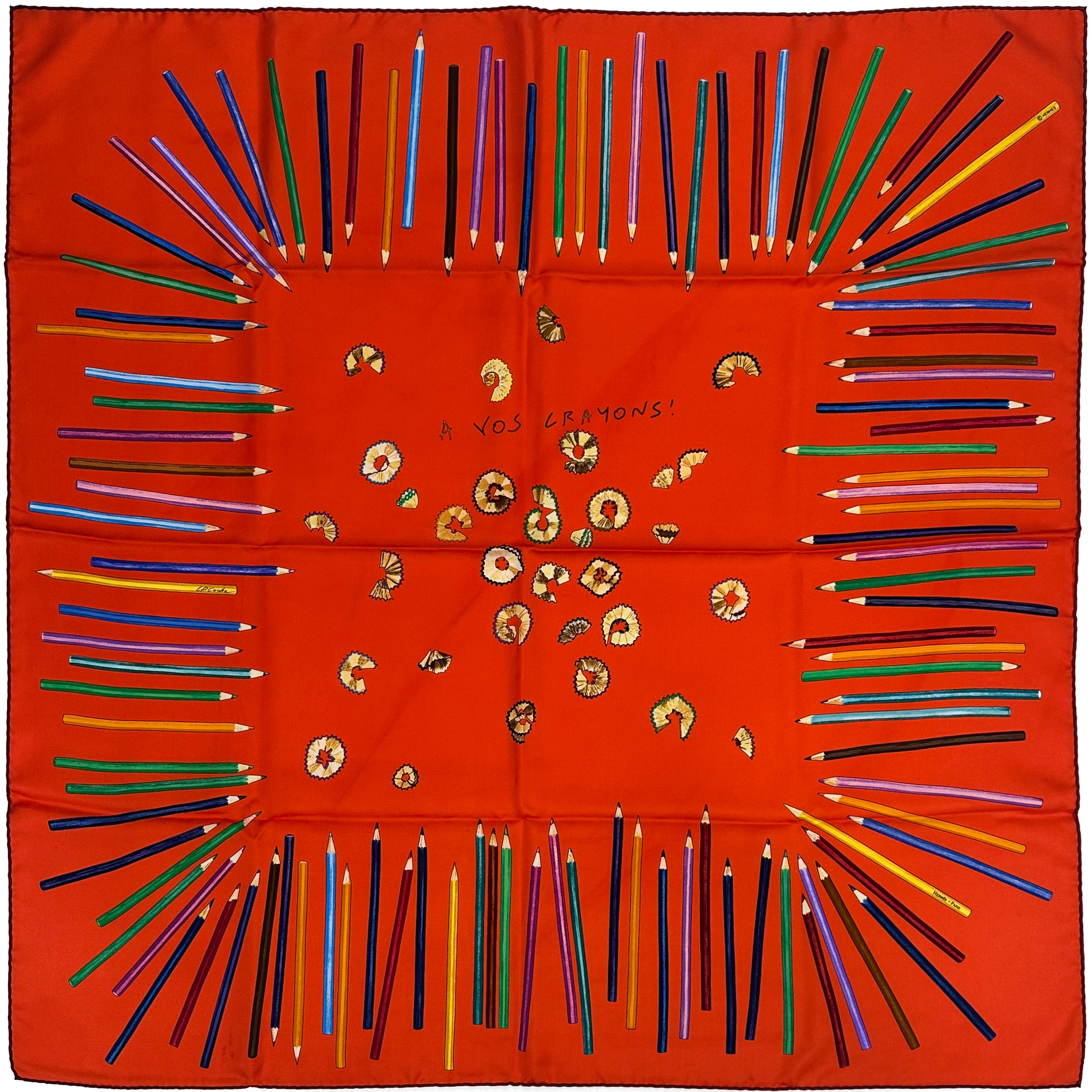 Hermès A Vos Crayons 90
