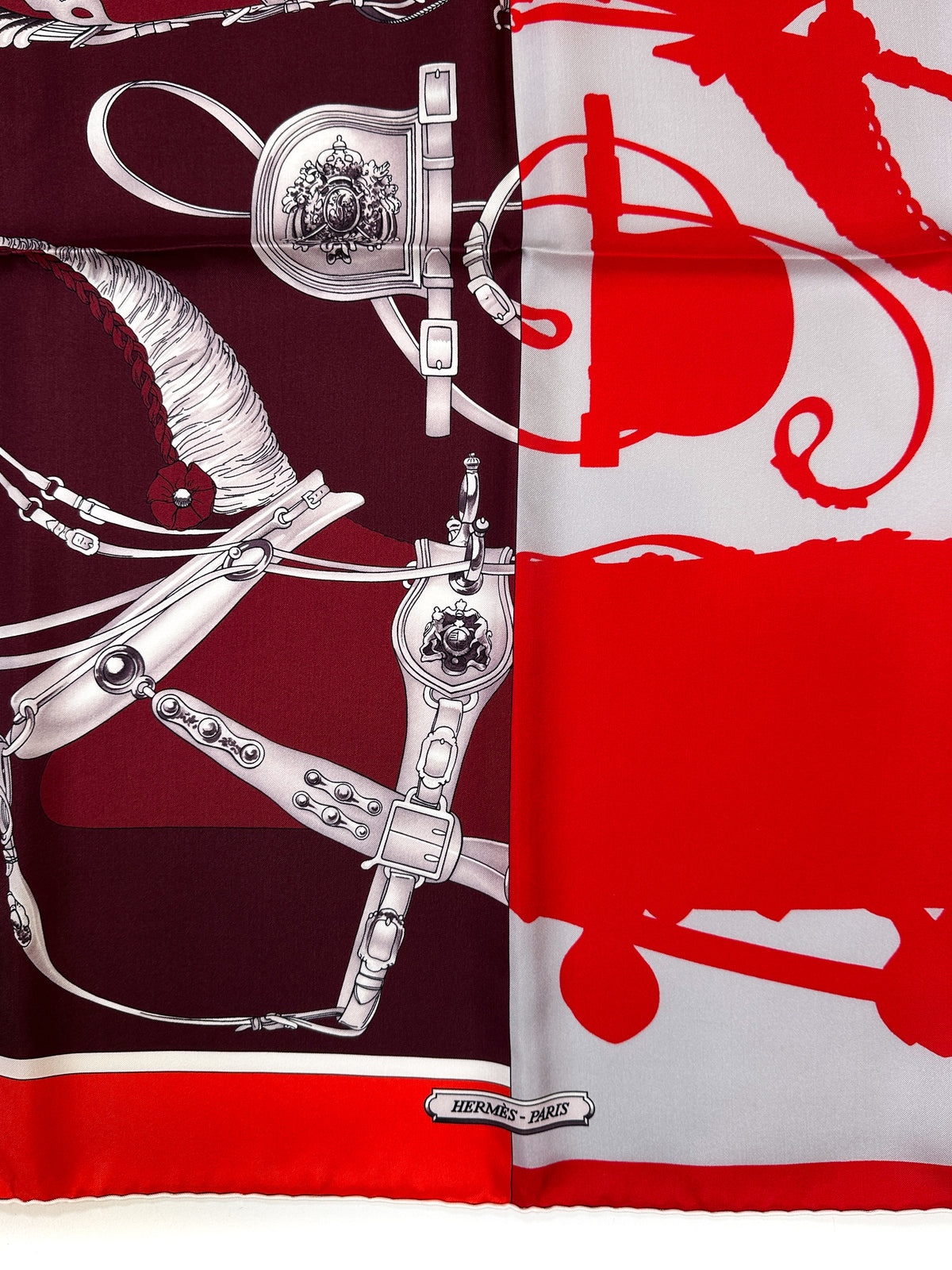 Hermès Harnais de Cour en Patch Silk 140