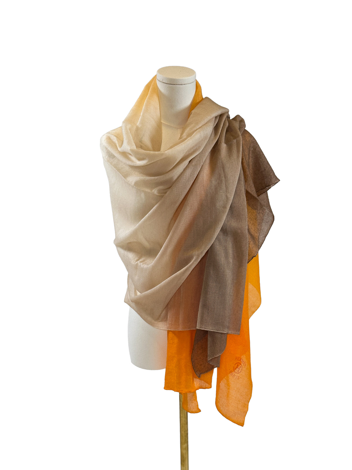 Hermès Plume Sunrise Cashmere Shawl