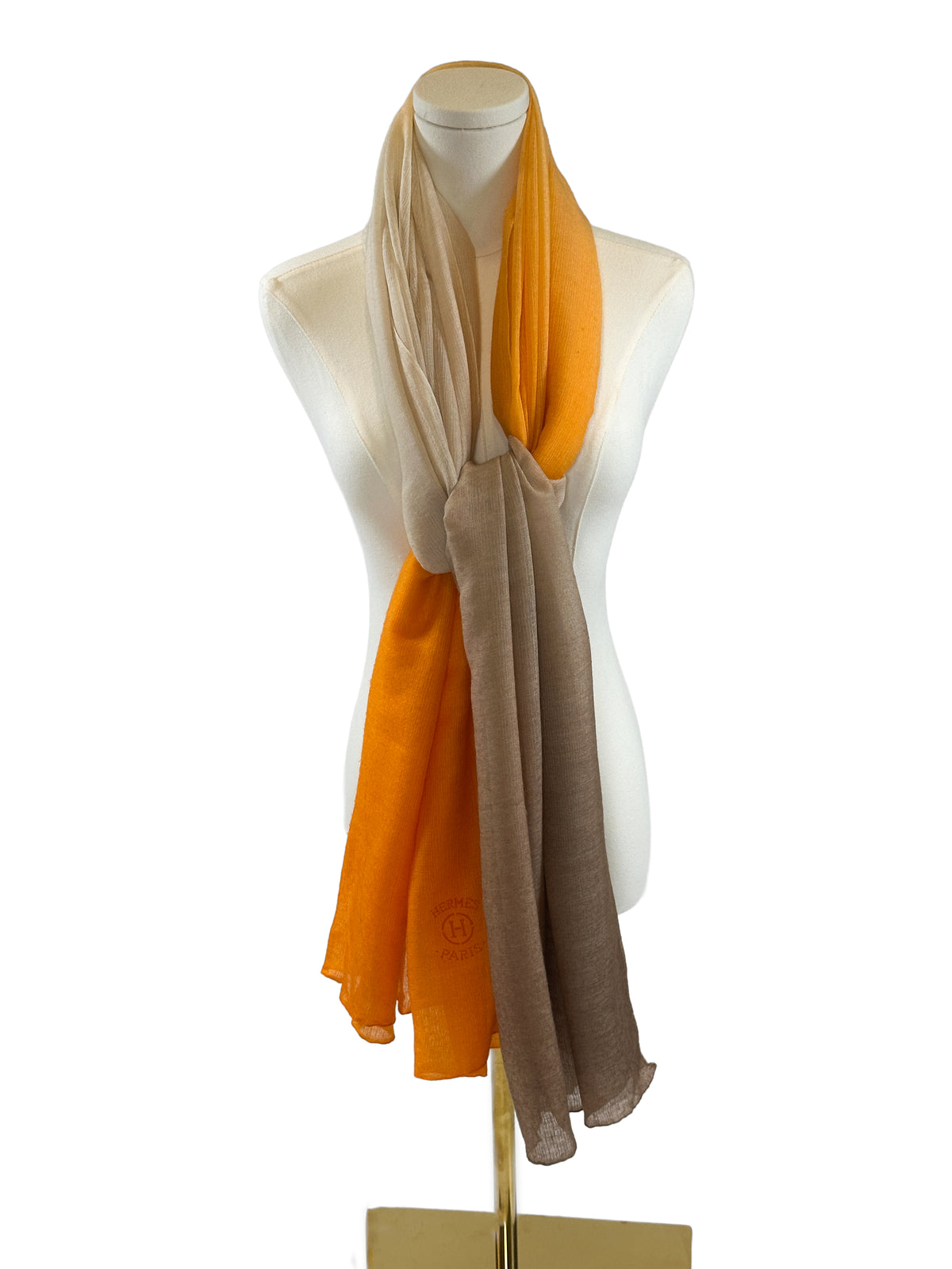 Hermès Plume Sunrise Cashmere Shawl