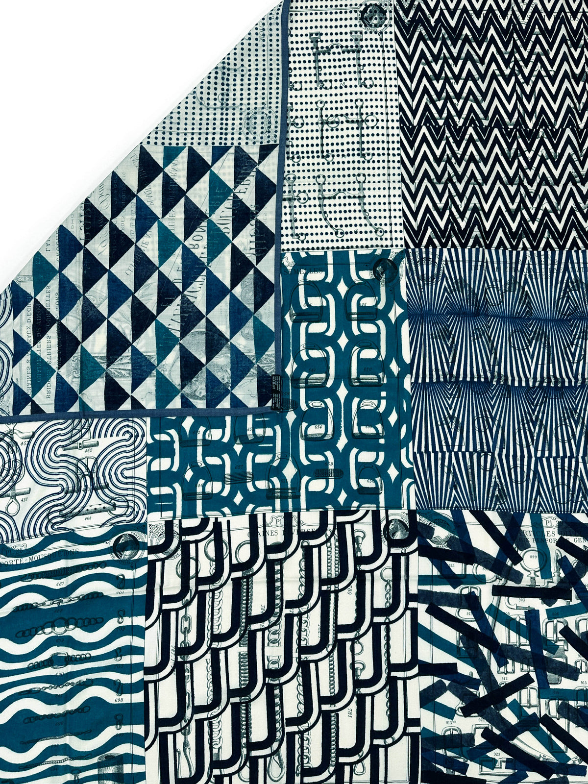Hermès Manufacture de Boucleries Cashmere Silk 140