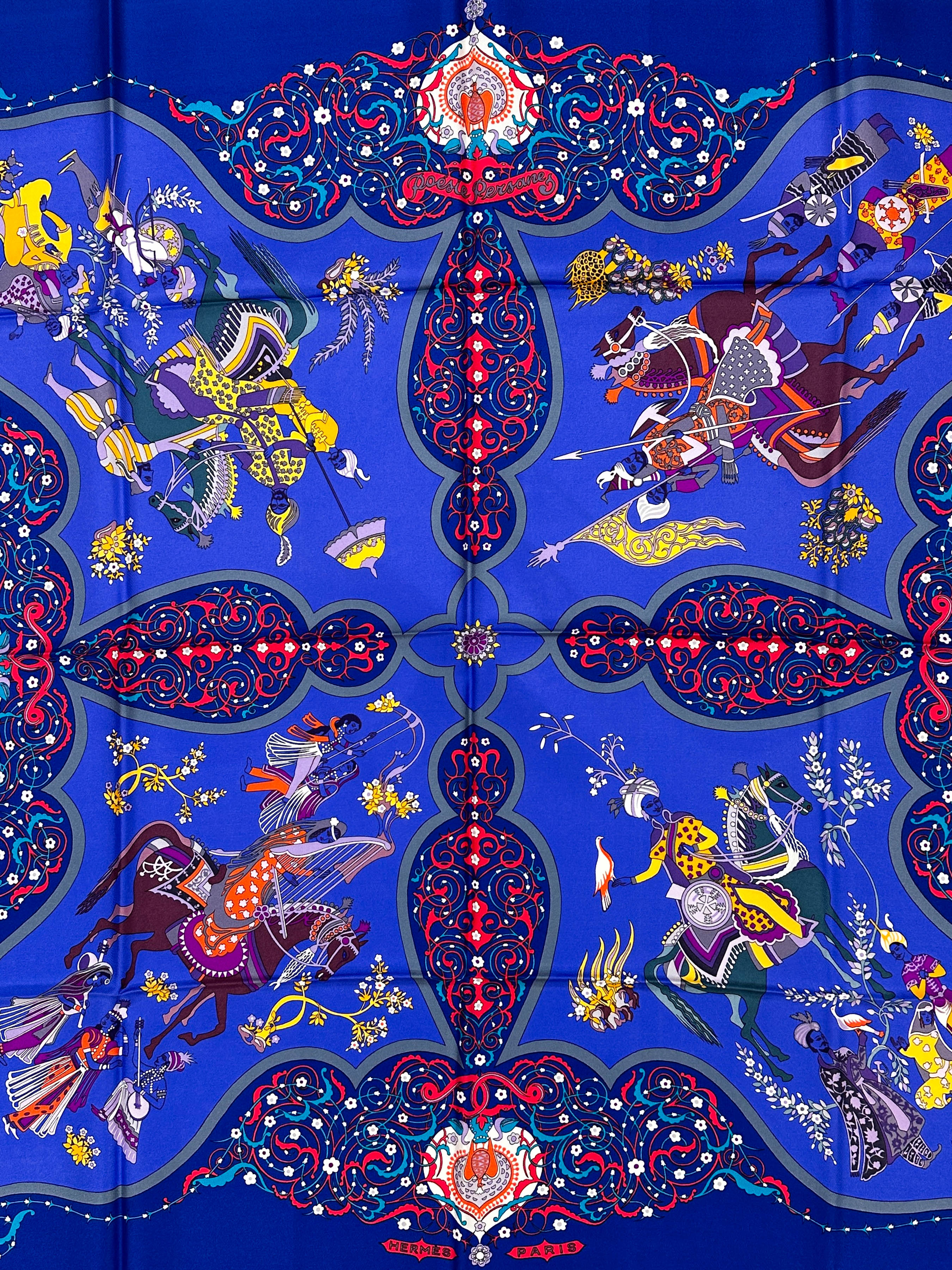 Hermès Poésie Persane 90
