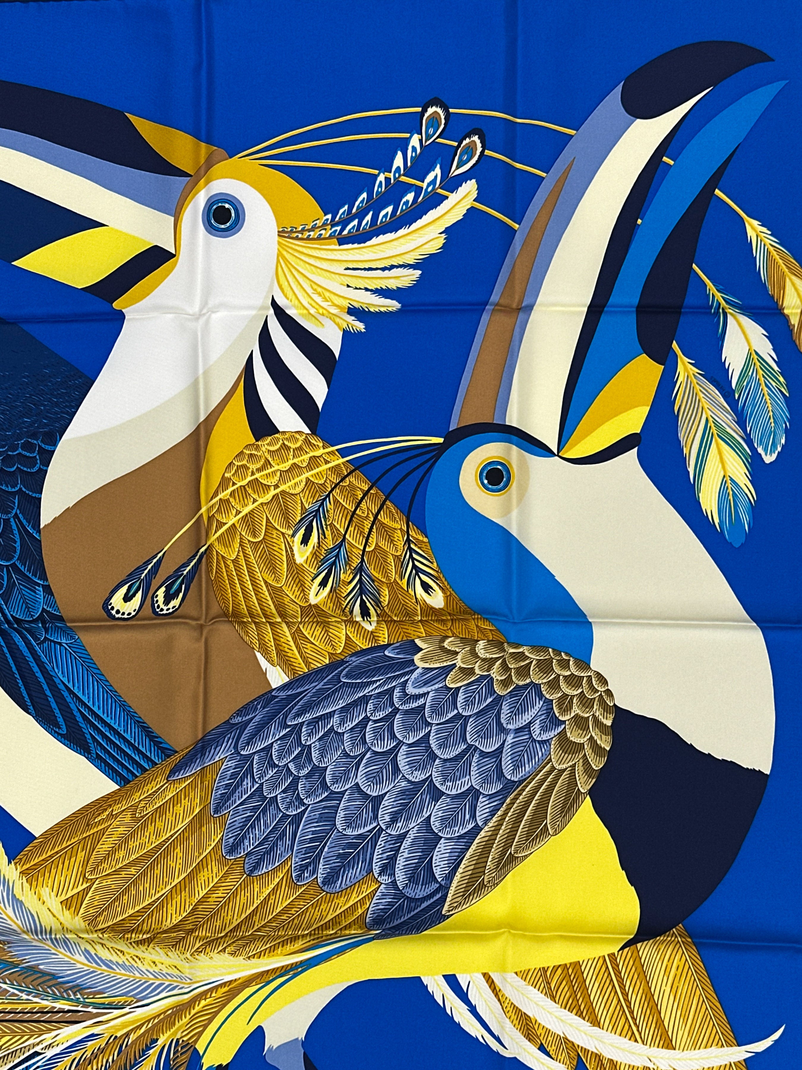 Hermès Toucans de Paradis 90