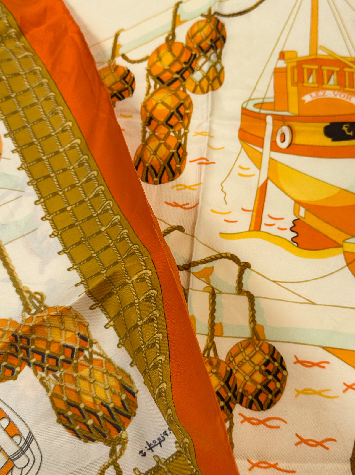Hermès Les Raisins de la Mer 90