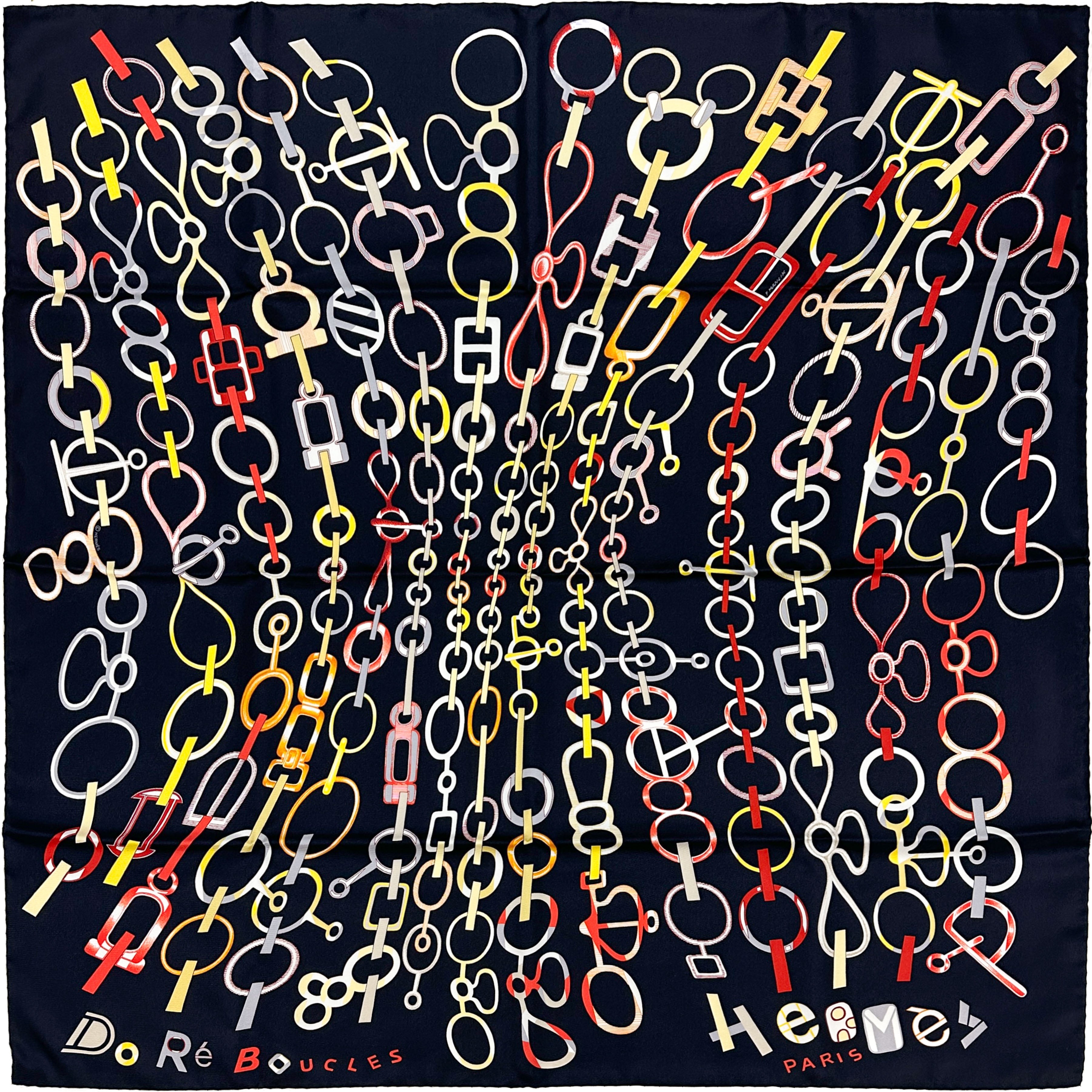 Hermès Do Re Boucles 90