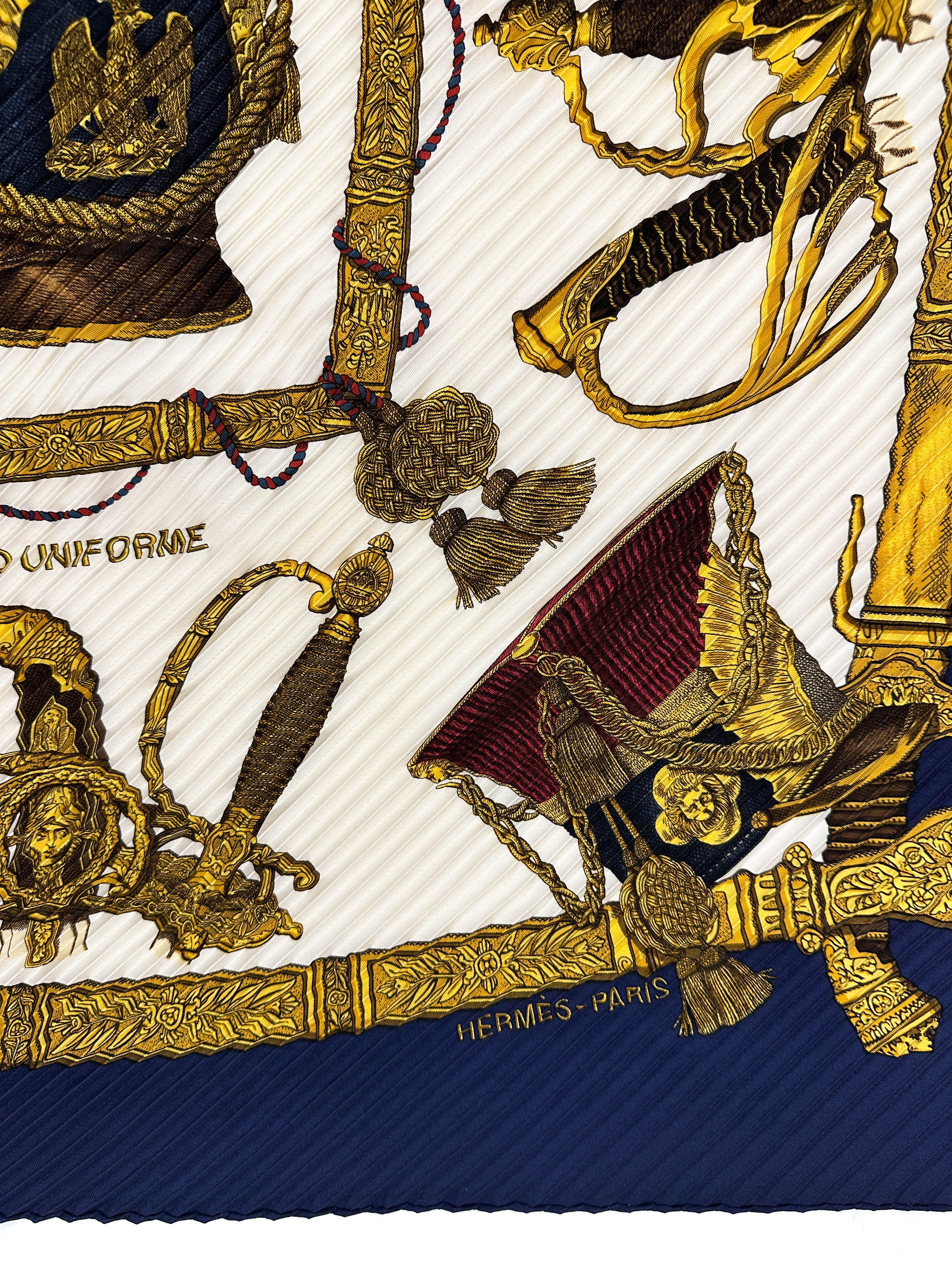 Hermès Grand Uniforme Plissé 90