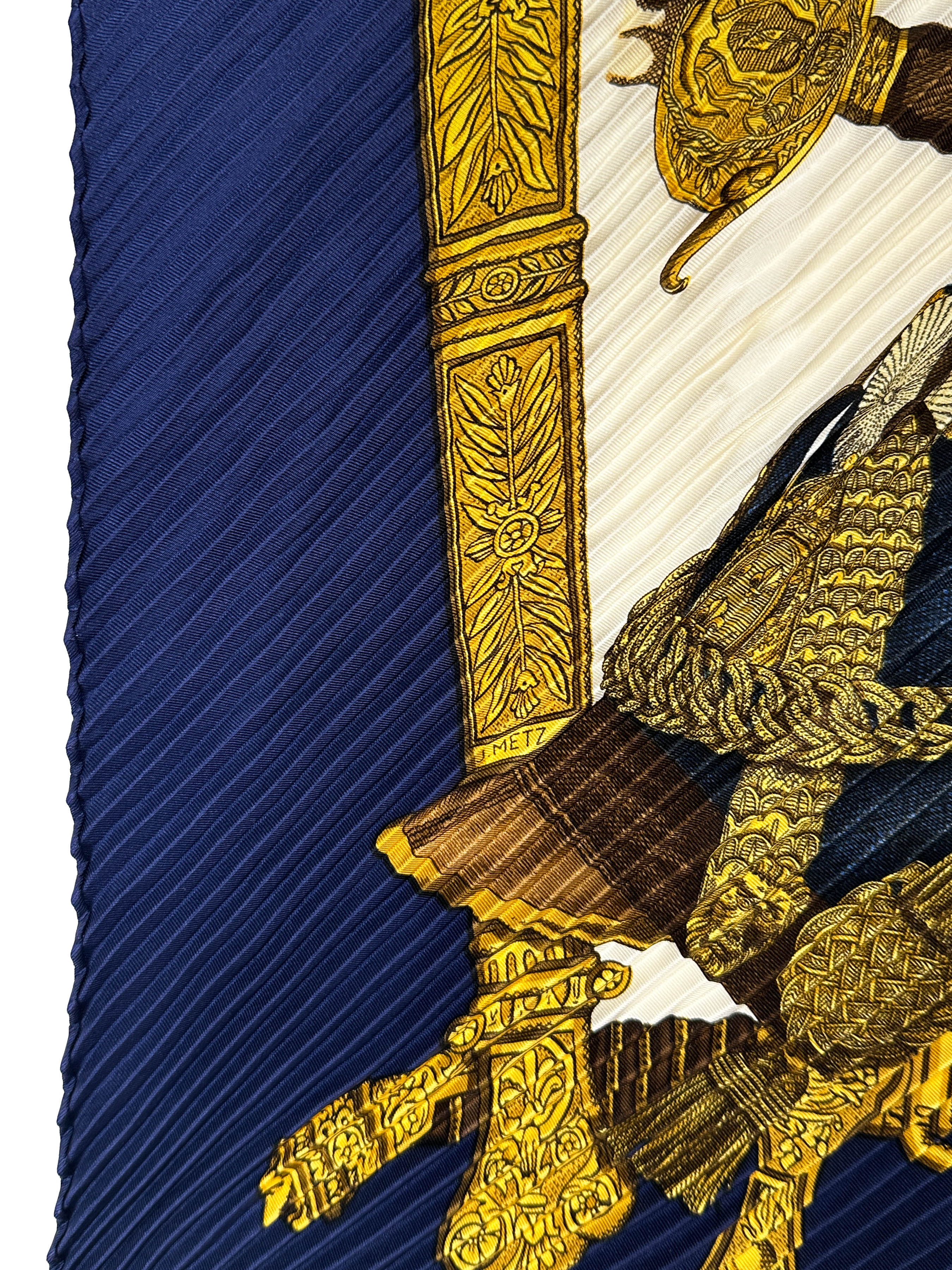 Hermès Grand Uniforme Plissé 90