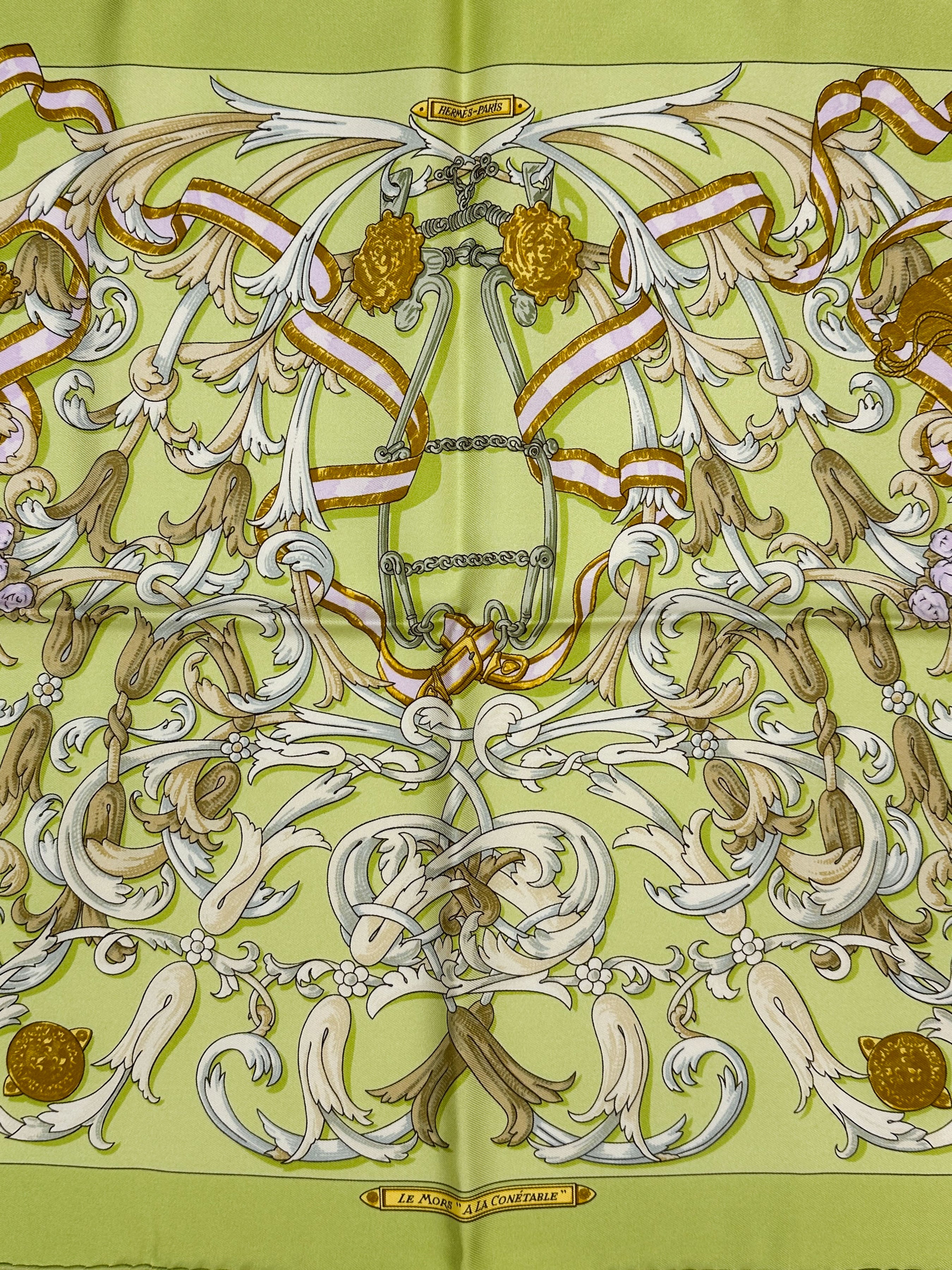 HERMESエルメス カ90スカーフLE MORS A LA CONETABLE Hermès Mors à la Connétable 45