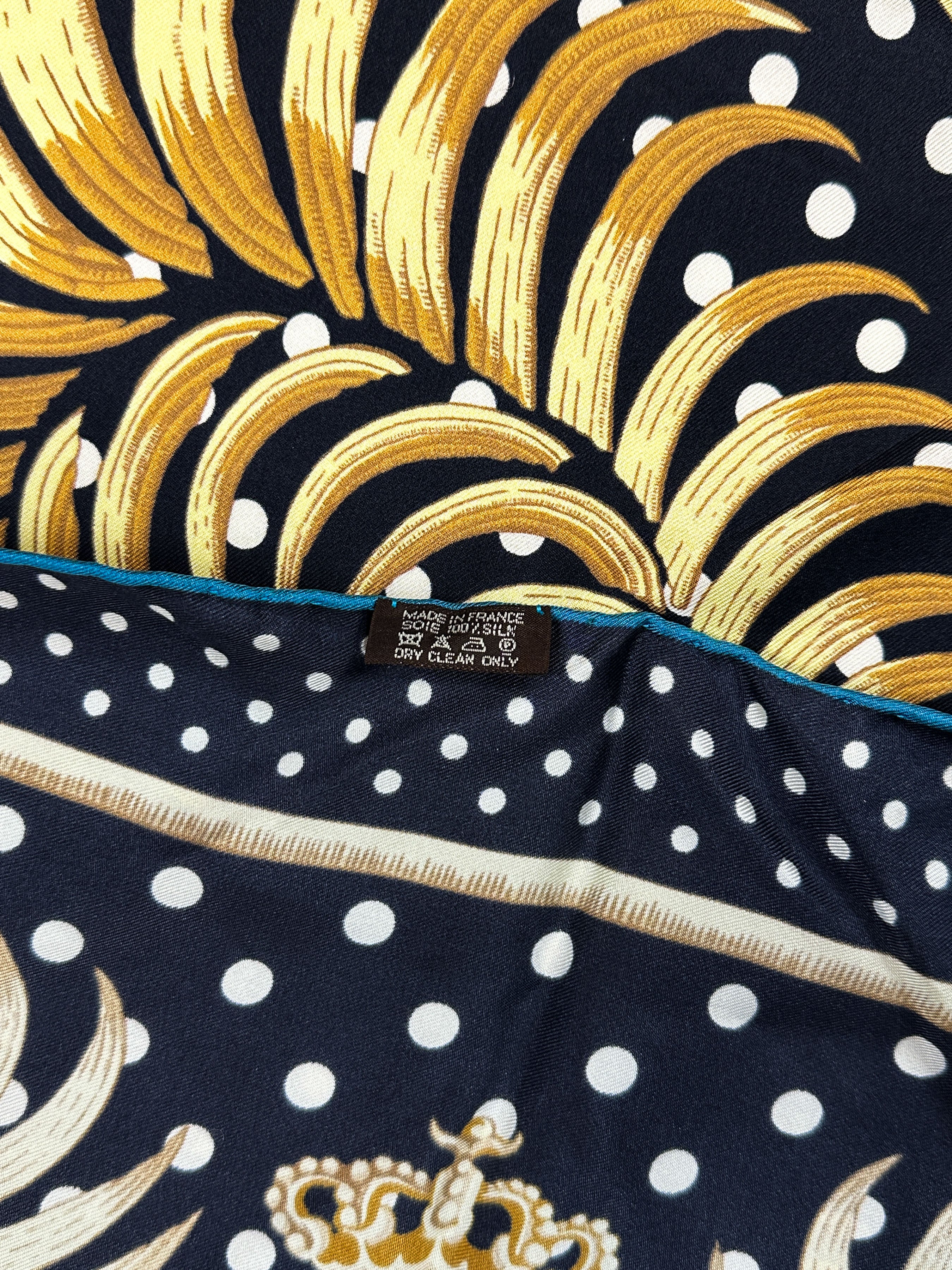 Hermès Tigre Royal Pointe Royale Washed Silk Triangle