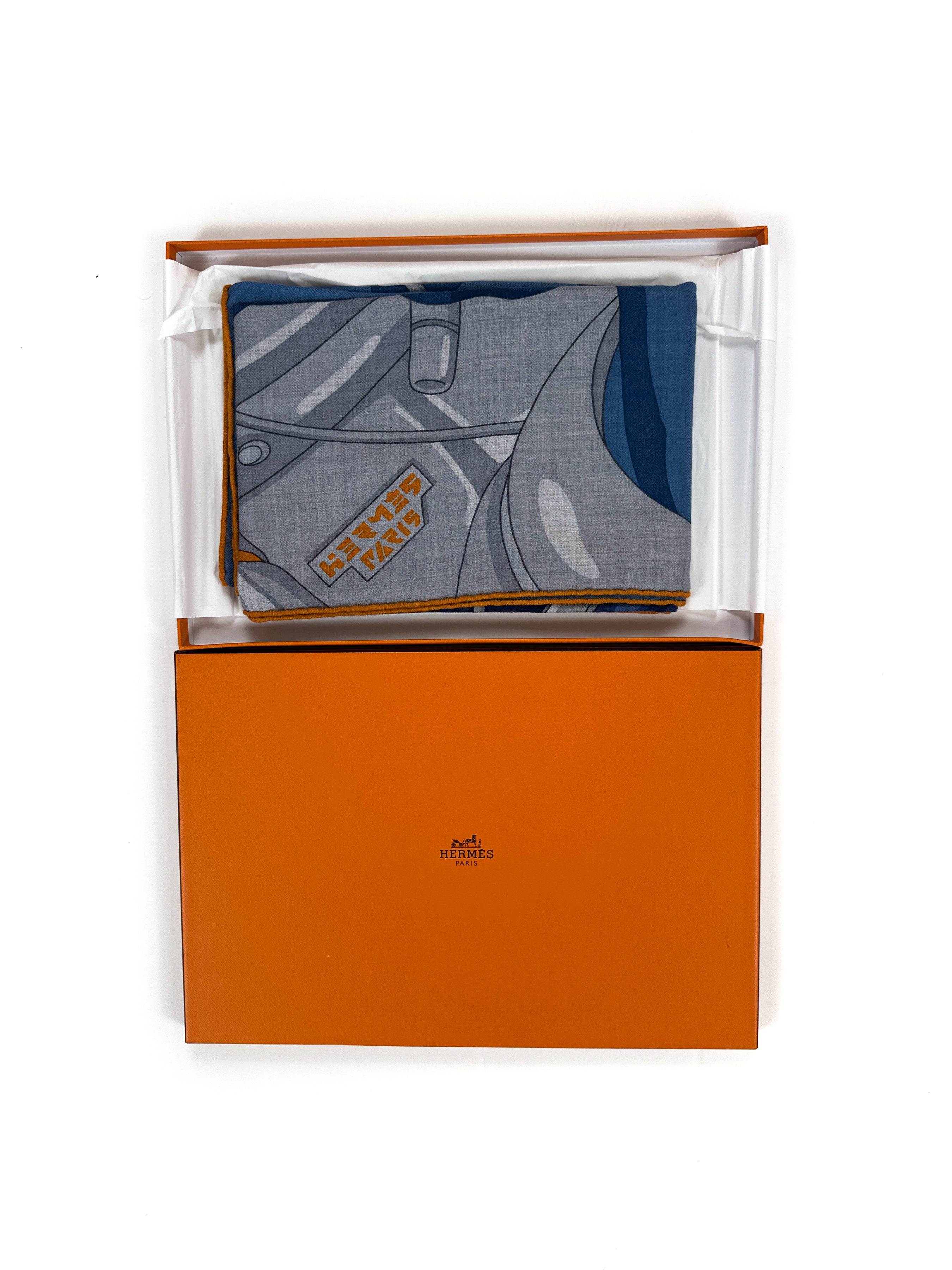 Hermès Horse Reality Cashmere Silk 100