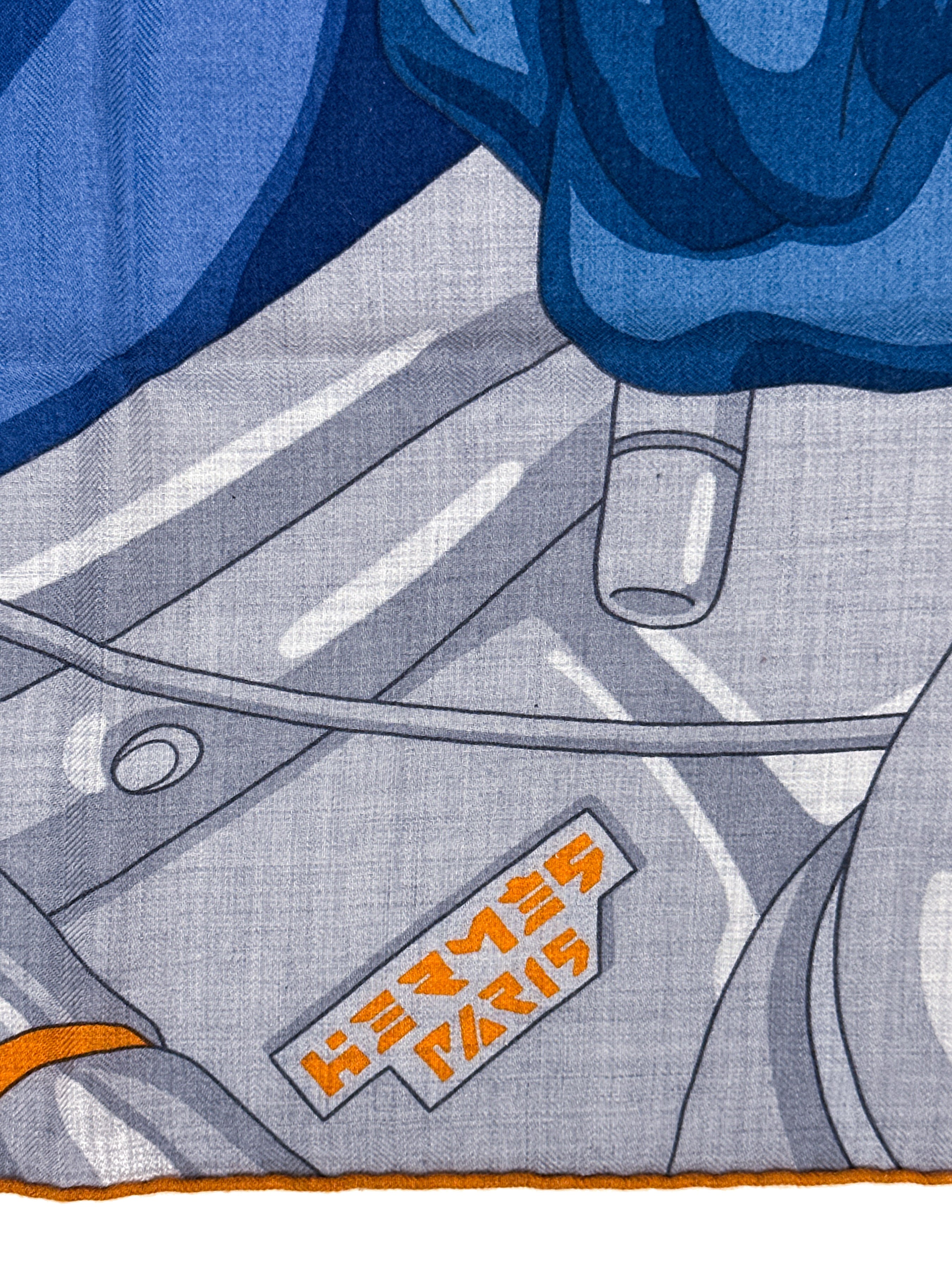 Hermès Horse Reality Cashmere Silk 100