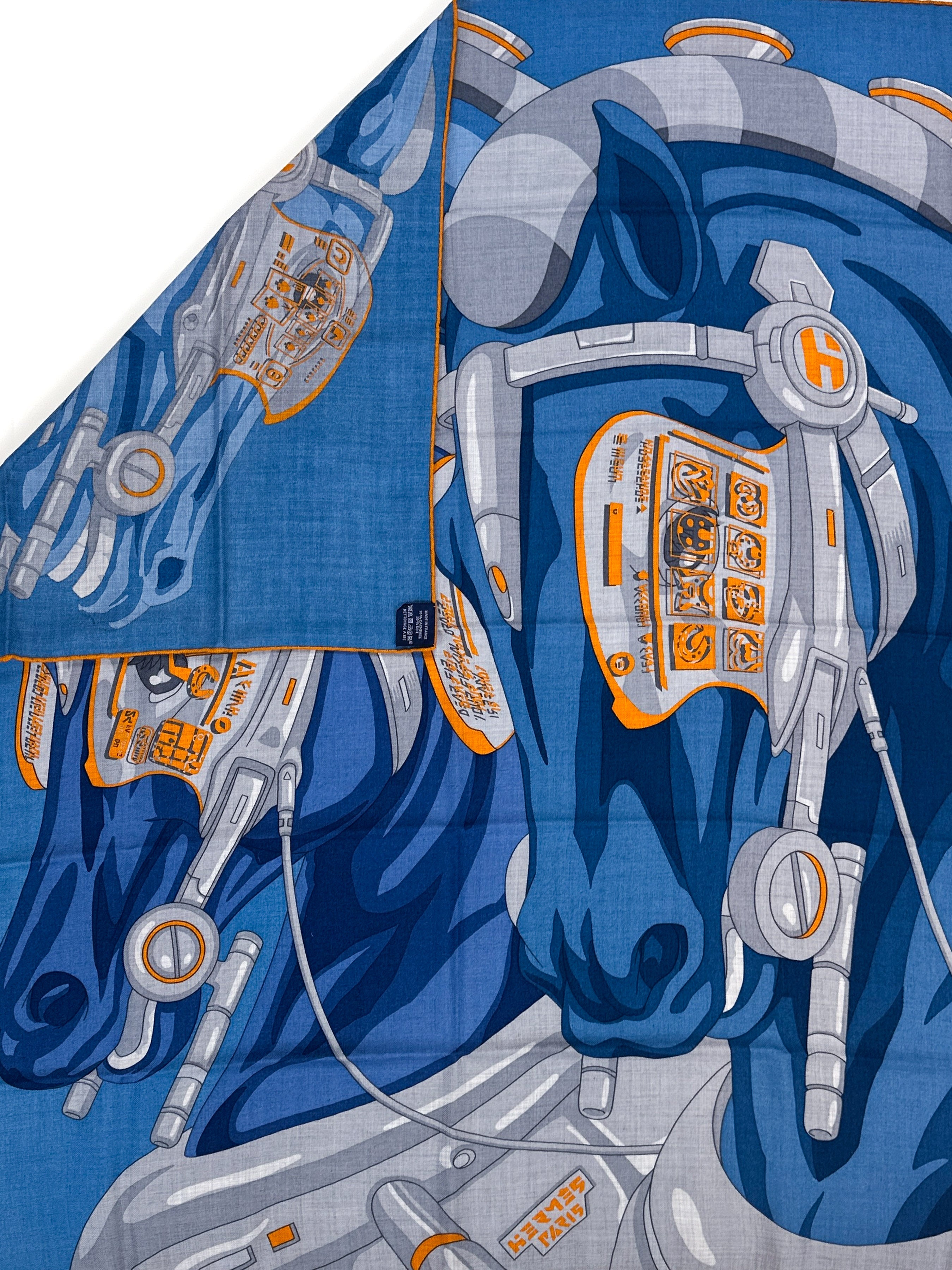 Hermès Horse Reality Cashmere Silk 100