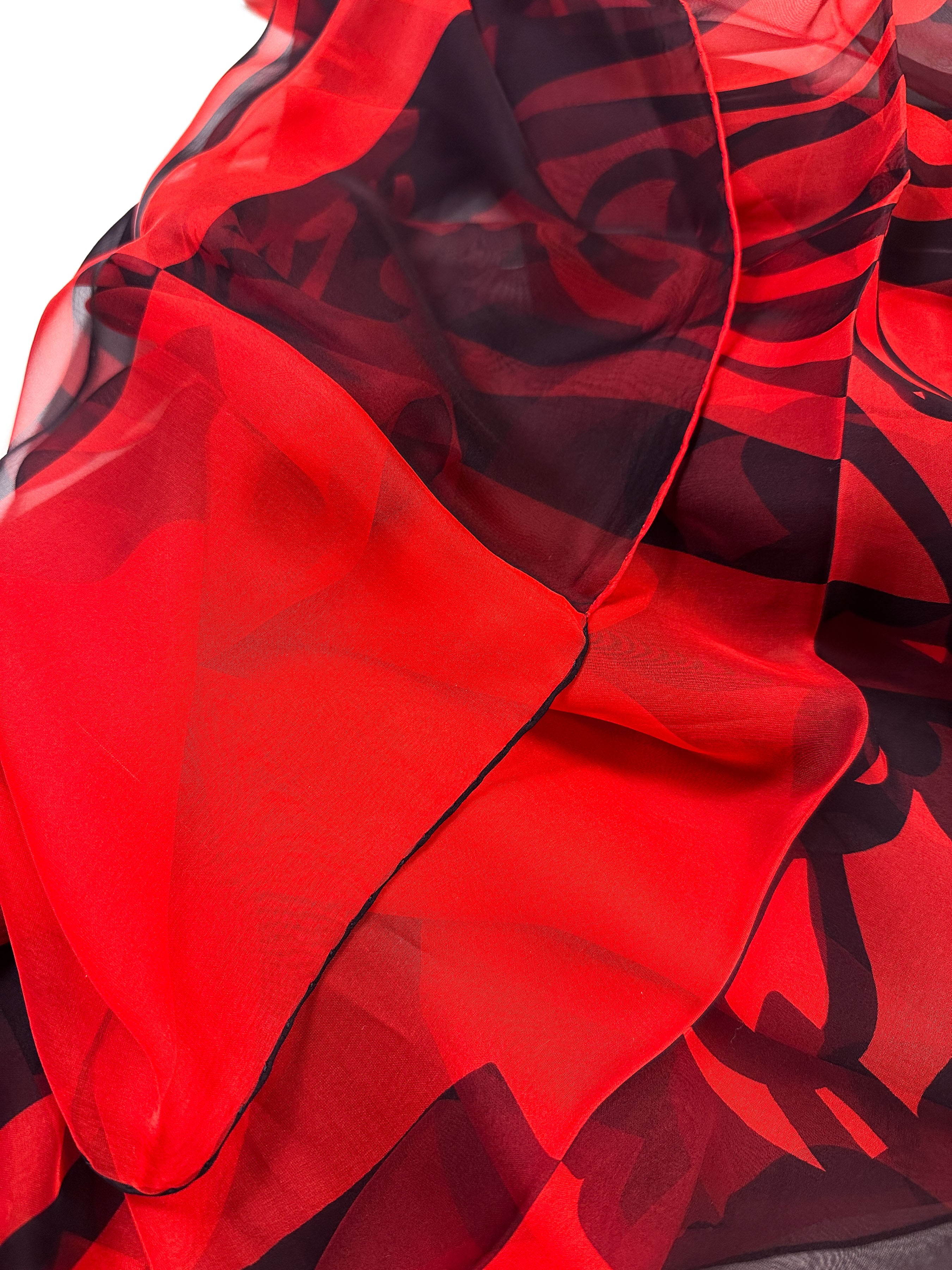 Hermès Brides de Gala Quadri Tatouage Mousseline 140