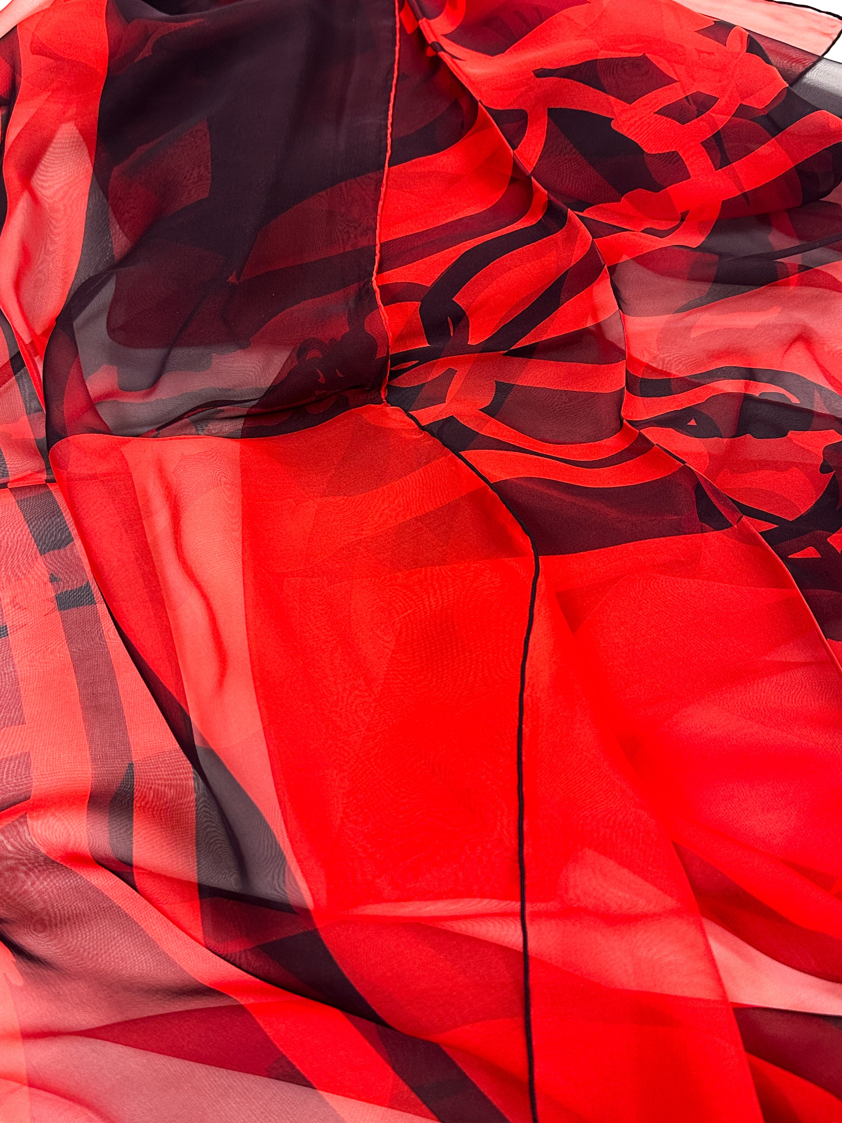 Hermès Brides de Gala Quadri Tatouage Mousseline 140