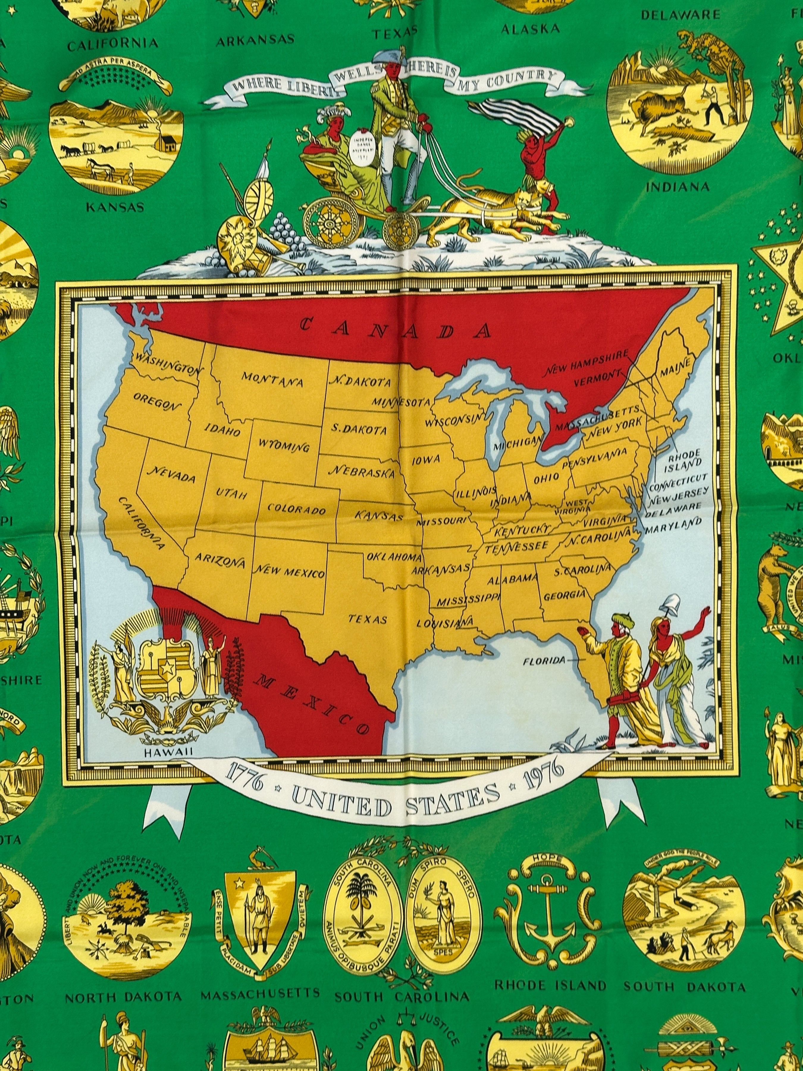 Hermès Special Edition 1976 Bicentenary Arms Of The United States 90
