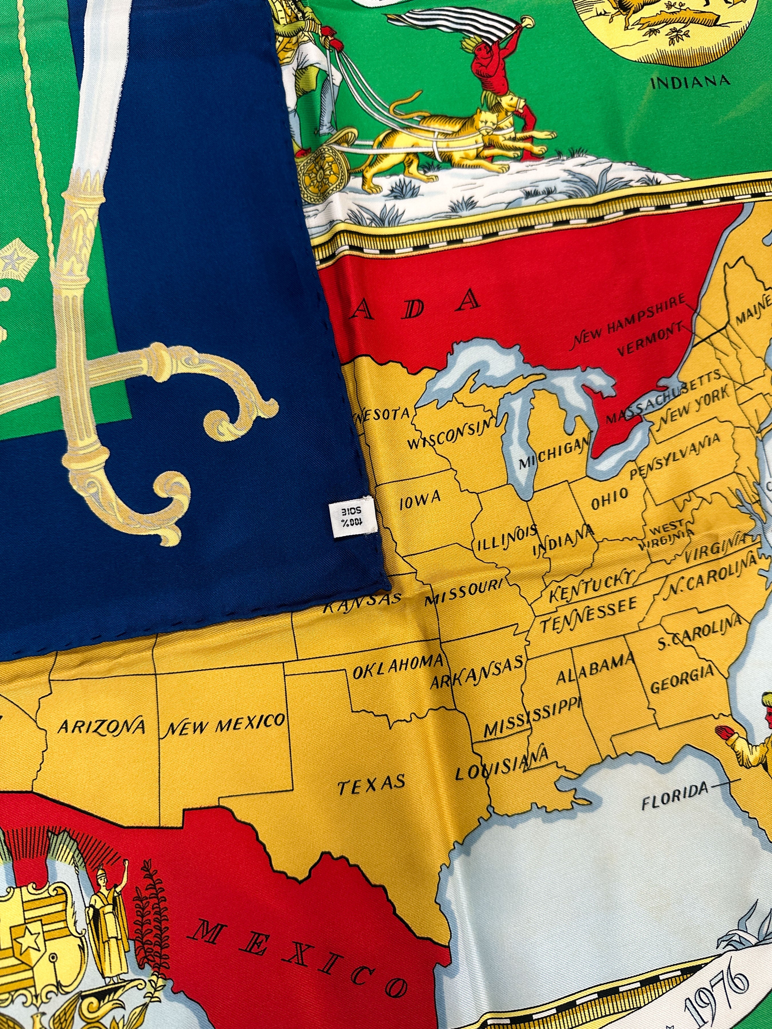 Hermès Special Edition 1976 Bicentenary Arms Of The United States 90