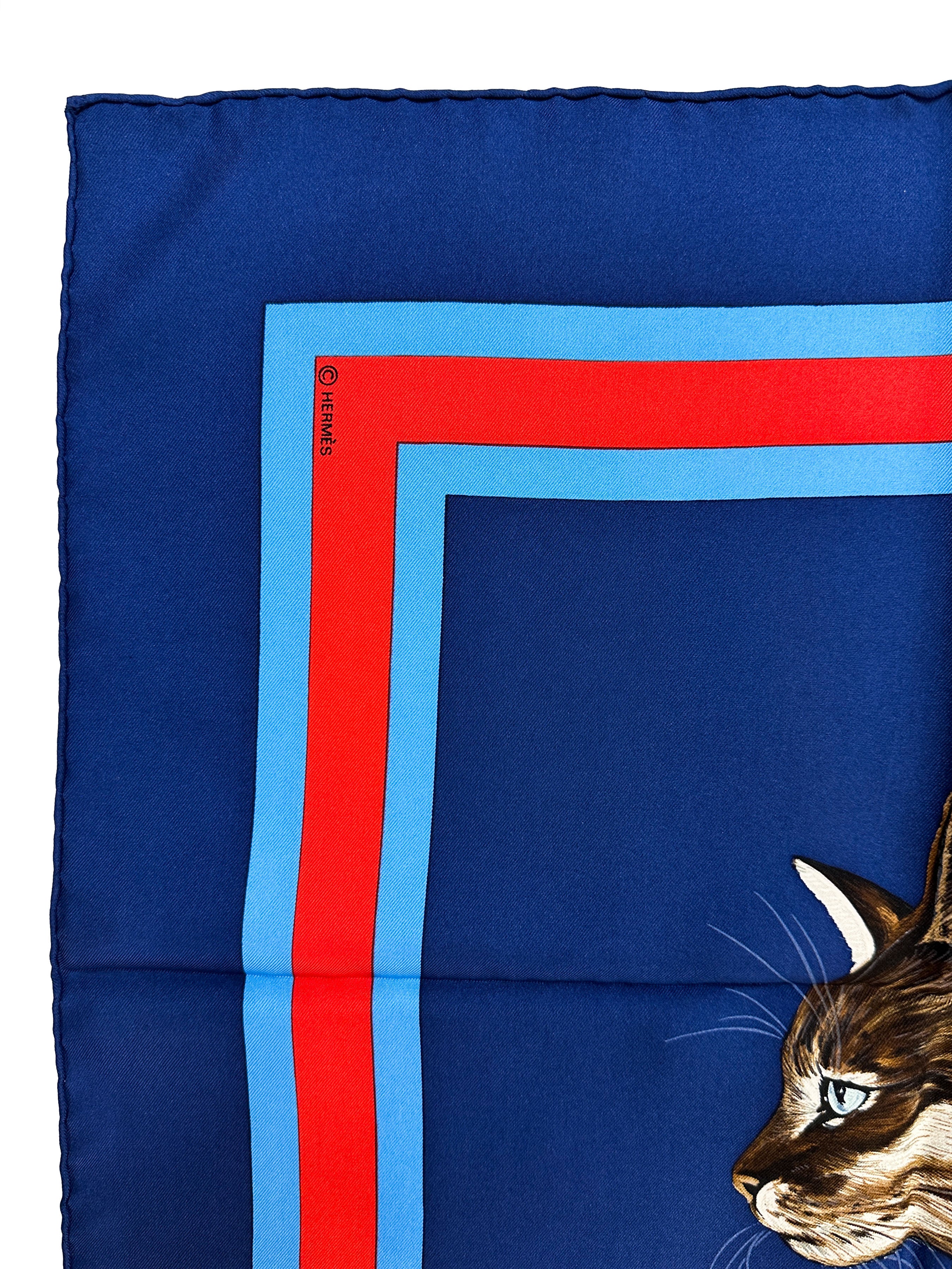 Hermès Les Chats 90