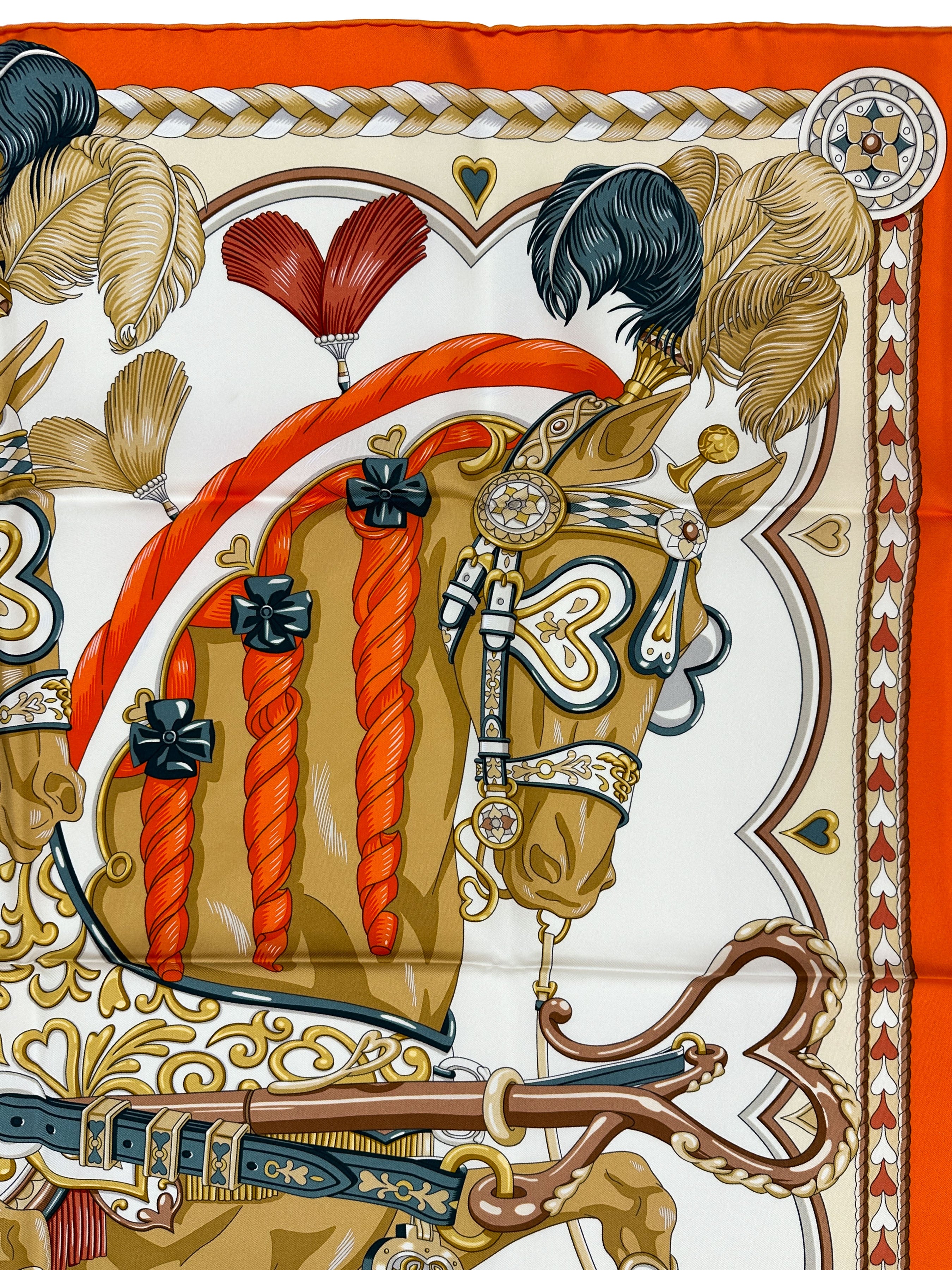 Hermès Harnais de Coeur 90